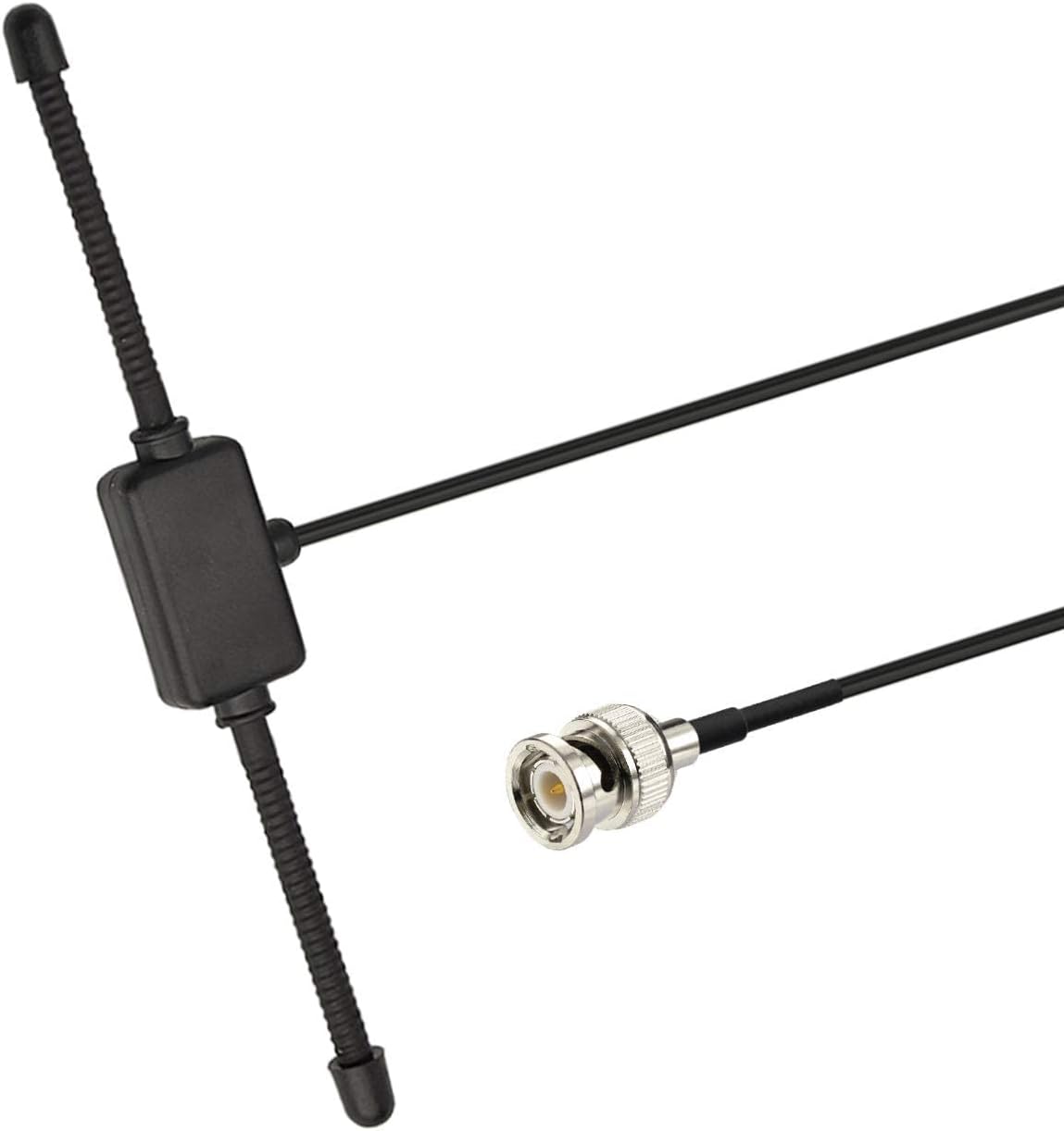 Close-up of the sleek, low-profile antenna design and adhesive mount surface