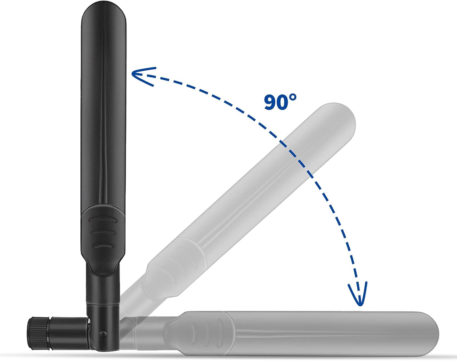 Connecting dual Bingfu 8dBi SMA antennas to a desktop 4G LTE gateway for enhanced signal stability