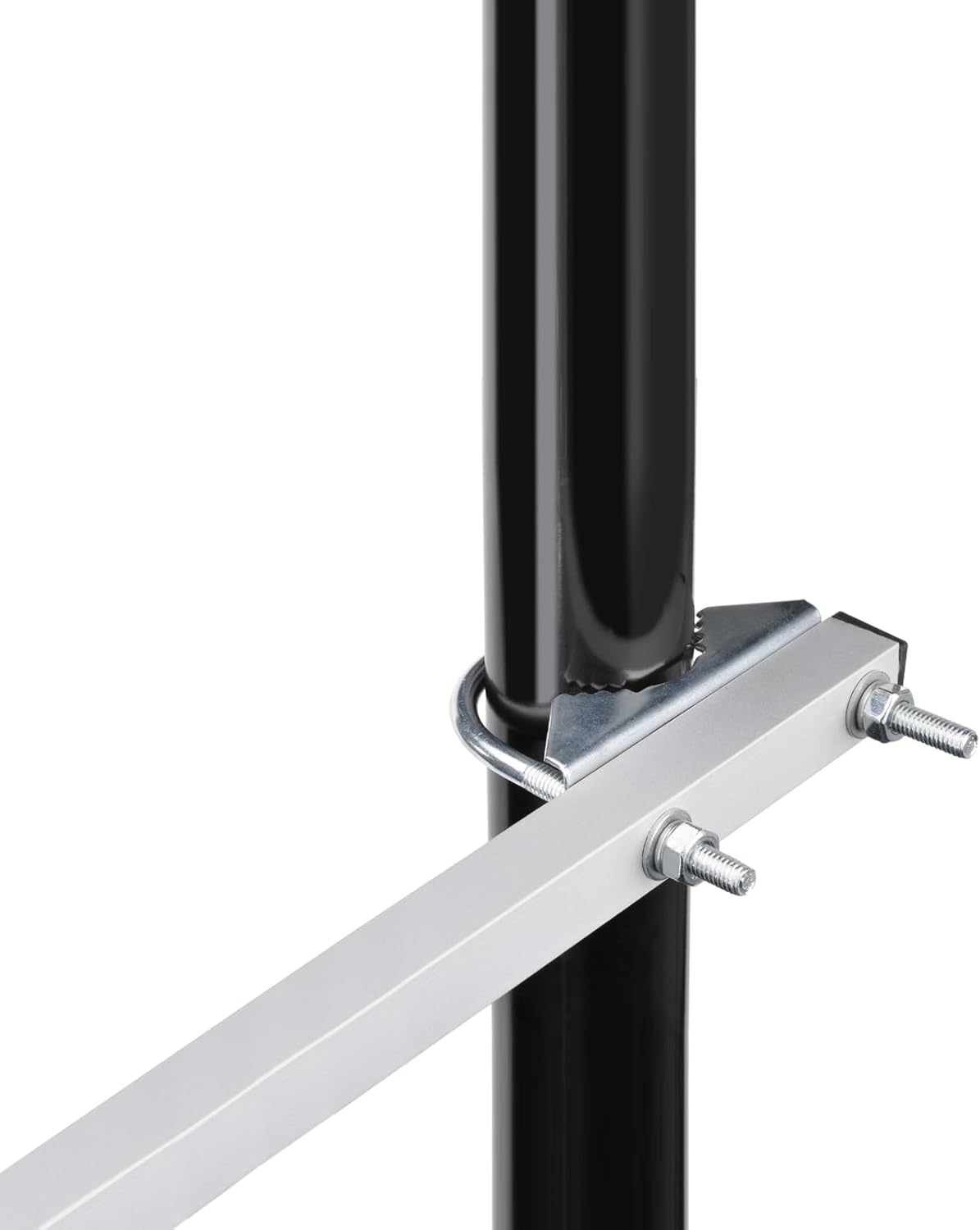 Demonstrating outdoor pole-mounting setup for maximum signal transmission and reception