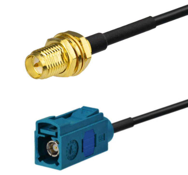 FAKRA Z Female to SMA Female antenna adapter cable for vehicle GPS and radio