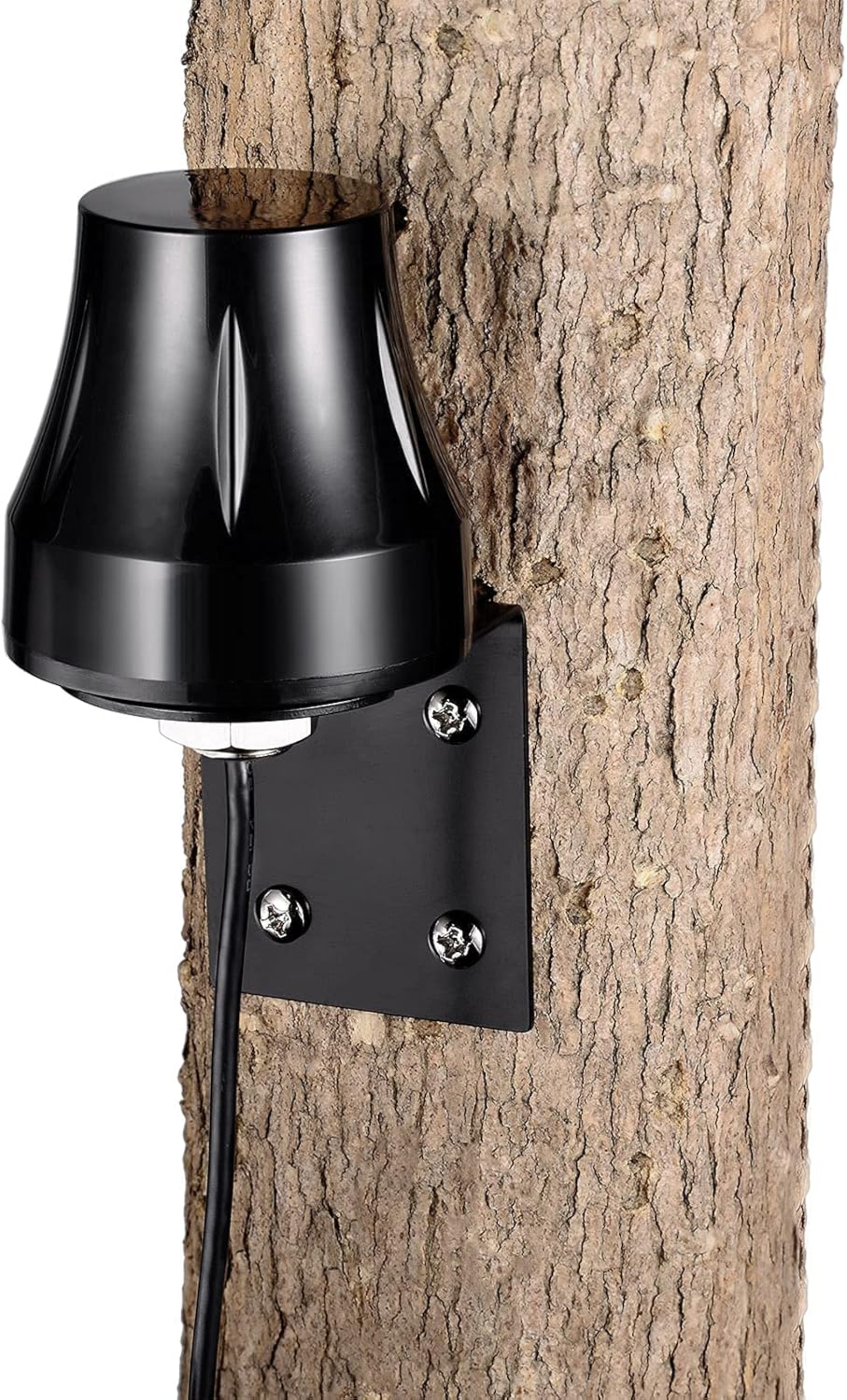 Mounting the Bingfu outdoor antenna on a roof eave or exterior wall for long-range security camera signal