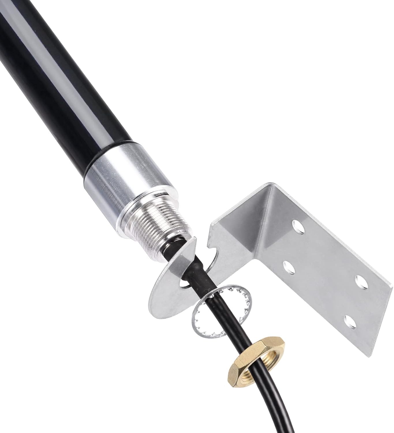 SMA male connector with SMA to dual SMA adapter for cellular camera