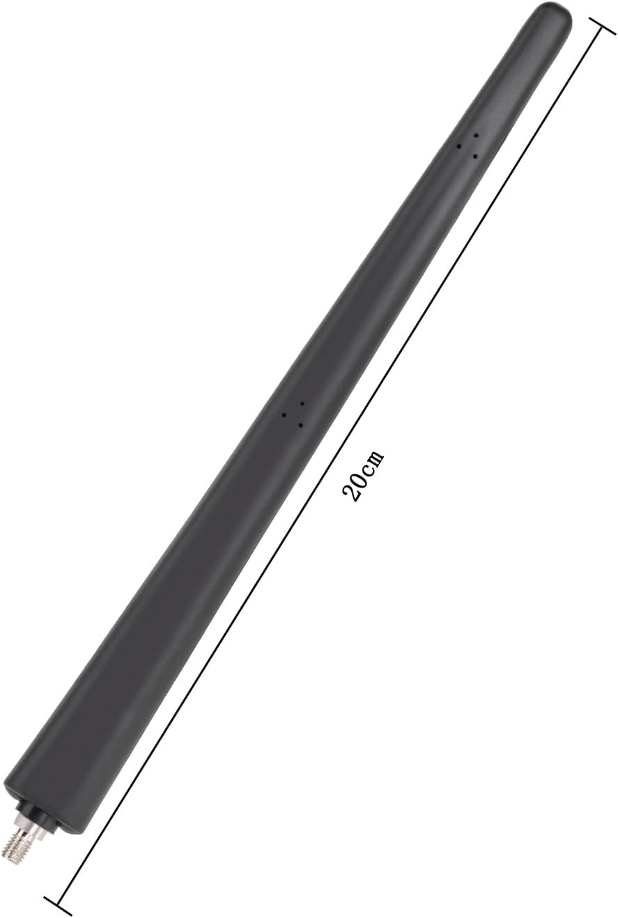 Technical drawing showing the 20cm (7.8 inch) length and the M5 connector specifications for Fiat series compatibility