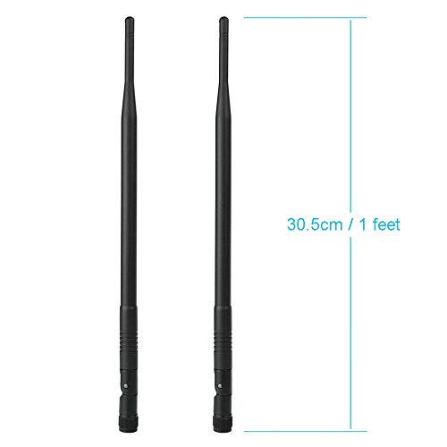 Bingfu Lora LoRaWAN Gateway Antenna 915MHZ 7dbi Omni-Directional RP-SMA Male Antenna (2-Pack) for Nebra RAK Bobcat Helium Hotspot HNT Miner Mining SyncroBit Gateway