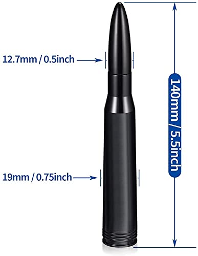 Bingfu Car Truck Stereo Antenna for Ford F Series F150 GMC Sierra Toyota Tundra Tacoma Chevy Silverado Dodge RAM 1500 2500 3500 Heavy Duty Vehicle Pickup Trucks Accessories