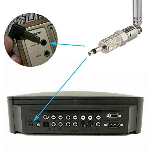 Bingfu 75 Ohm FM Antenna for Pioneer Onkyo Yamaha Marantz Indoor HD Radio FM Radio Bluetooth Home Stereo Receiver AV Audio Vedio Home Theater Receiver Power