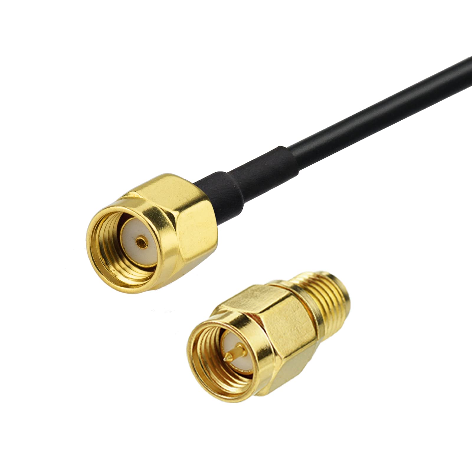 Bingfu 4G LTE Cellular Trail Camera Antenna Fixed Bracket Wall Mount RP-SMA Male Antenna Compatible with 4G LTE Cellular Trail Camera Game Camera Wildlife Hunting Camera Outdoor Mobile Security Camera