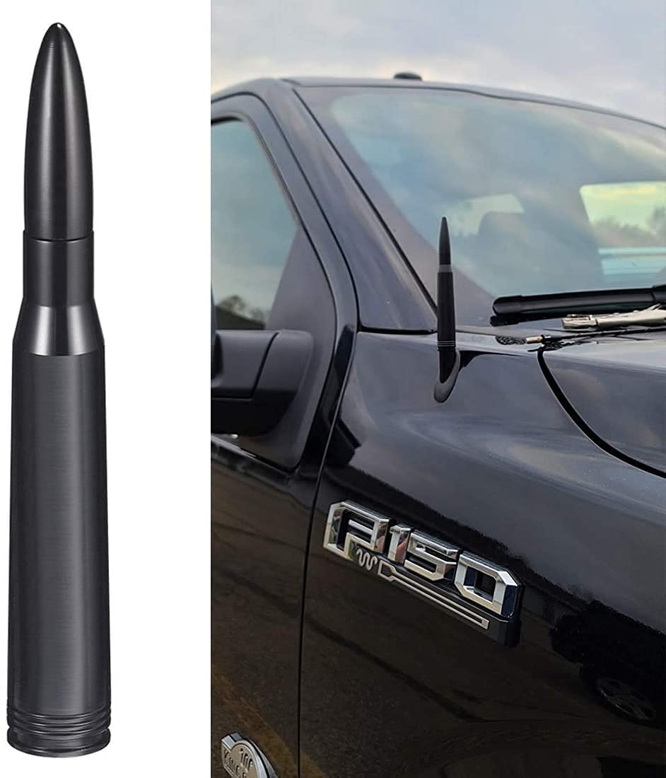 Bingfu Vehicle Stubby Antenna Mast Bullet Car Truck Antenna Replacement for Ford F Series F150 Raptor F250 F350 F450 Super Duty Ranger Explorer Dodge RAM 1500 2500 3500 Heavy Duty Classic Pickup Truck