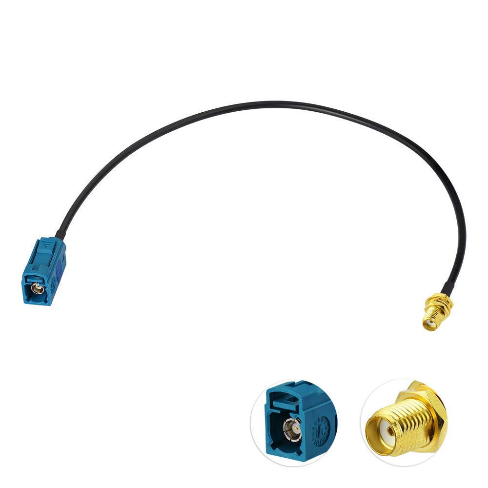 Cavo Estensione Antenna Fakra Z Femmina - 50 Cm Per Auto Radio GPS Navigazione FM AM - Foto 6