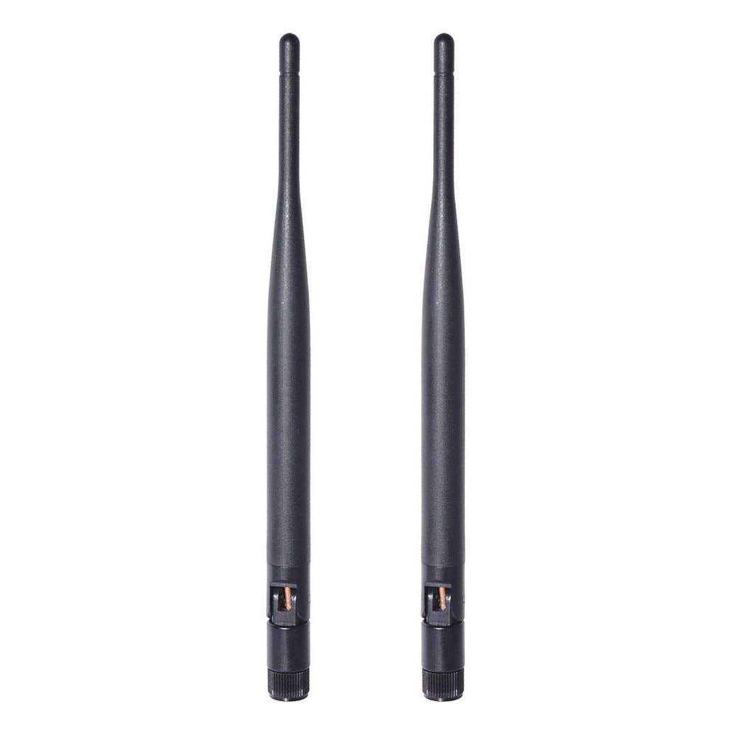 Bingfu 4G LTE Antenna Cellular 6dBi SMA Male Antenna (2-Pack) Compatible with 4G LTE Wireless CPE Router Hotspot Cellular Gateway Industrial IoT Router Trail Camera Game Camera Outdoor Security Camera
