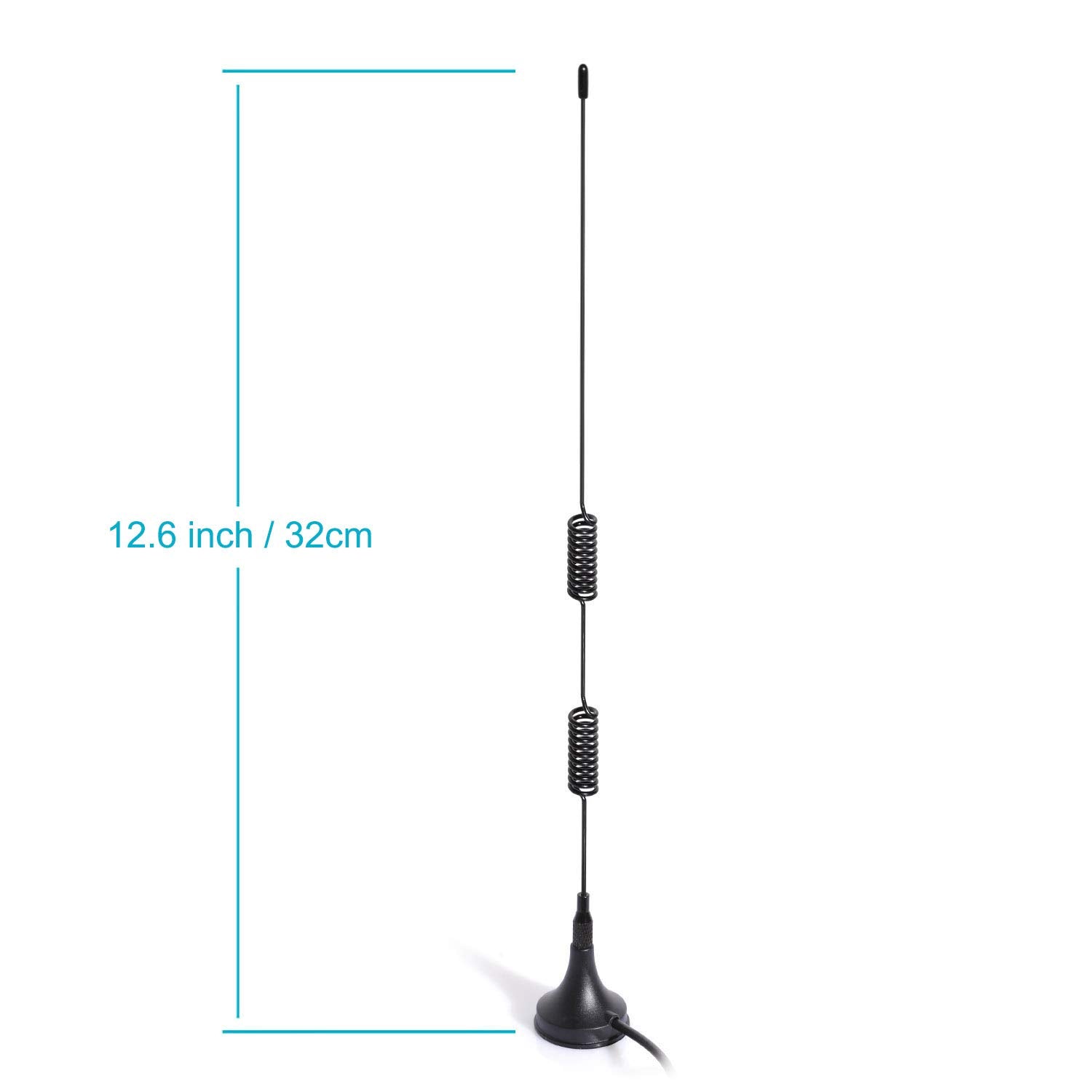 Bingfu Magnetic Base FM Radio Antenna FM Antenna and AM Loop Antenna for Pioneer Onkyo Yamaha Marantz Indoor Digital HD Radio FM Bluetooth Home Stereo Receiver AV Audio Vedio Home Theater Receiver
