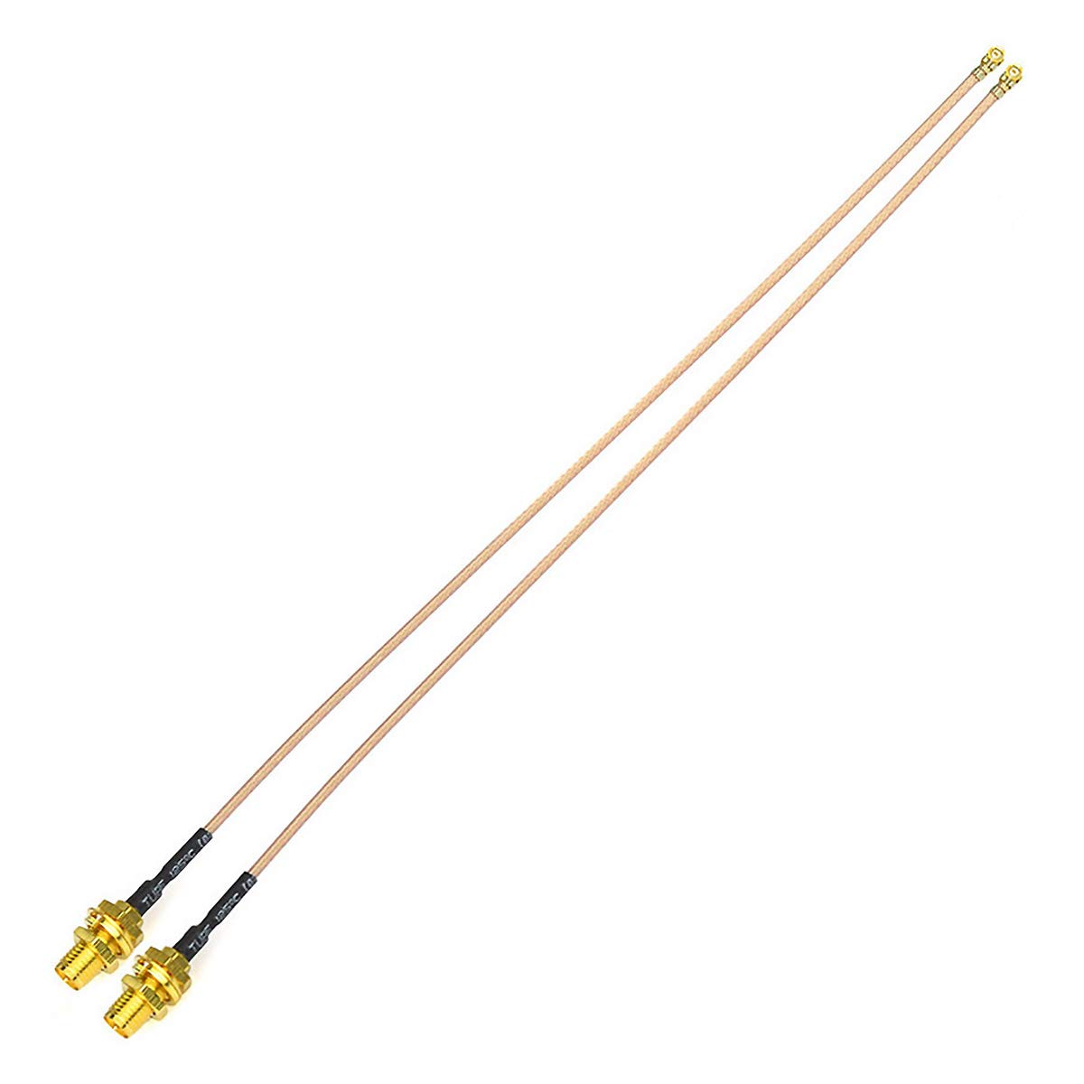 Bingfu U.FL IPX IPEX to RP-SMA Female Bulkhead Mount RG178
