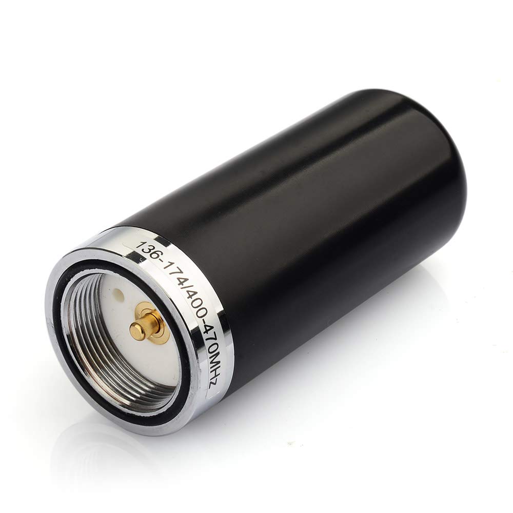 Bingfu Vehicle Ham Radio Mobile Radio Antenna Dual Band VHF UHF 136-174MHz 400-470MHz NMO Mount Magnetic Base Low Profile Antenna PL259 Male Connector for Car Truck Amateur Radio Marine VHF Radio