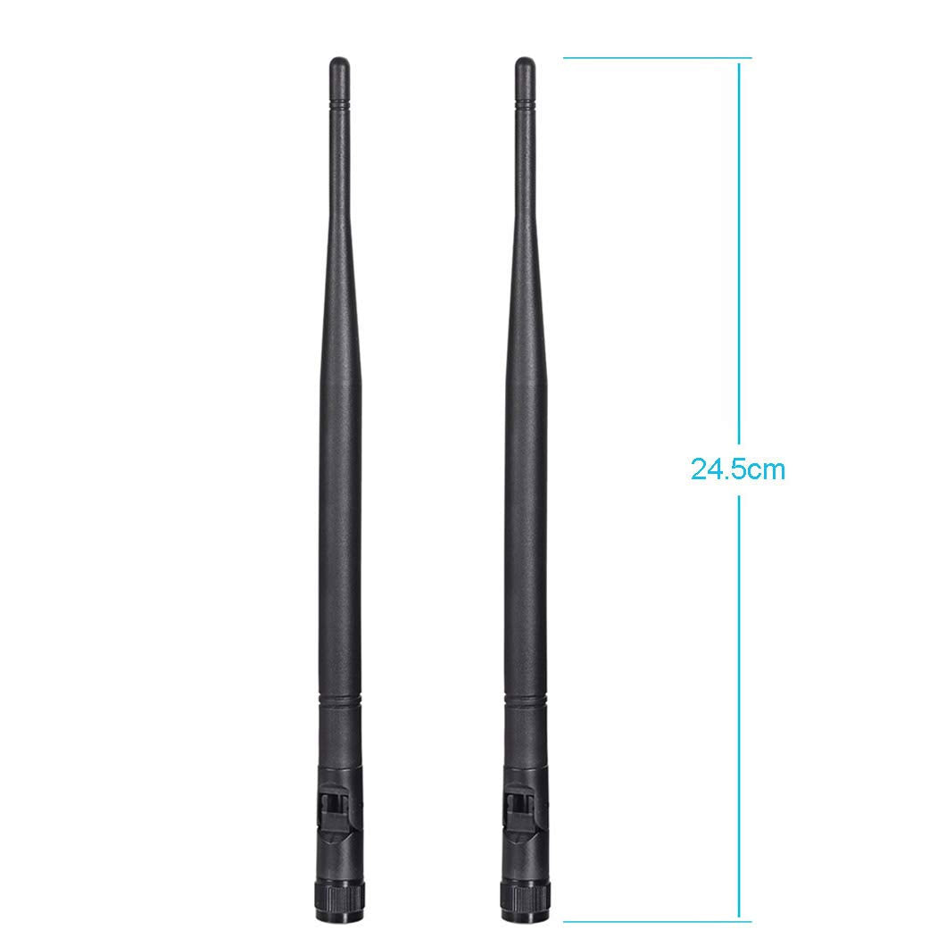 Bingfu 4G LTE Cellular Trail Camera Antenna 5dBi RP-SMA Male Antenna (2-Pack) Compatible with 4G LTE Cellular Trail Camera Game Camera Wildlife Hunting Camera Outdoor Mobile Security Camera