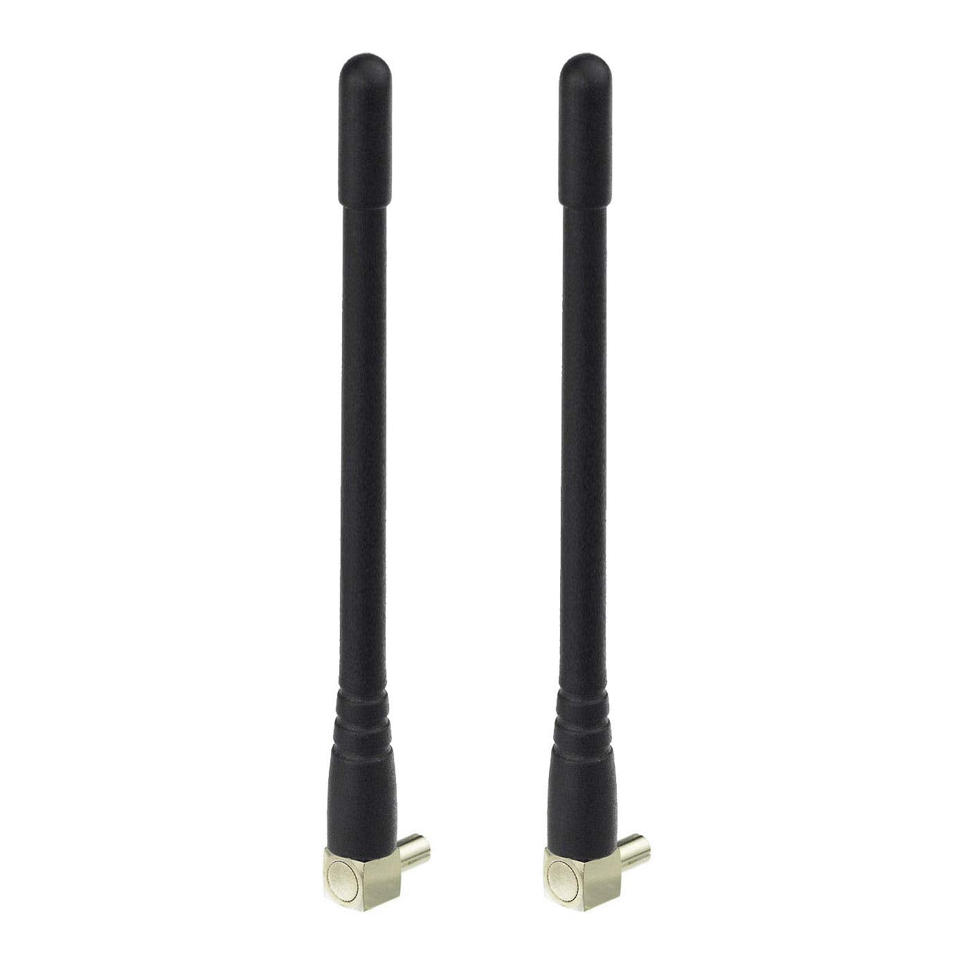 Bingfu 4G LTE Antenna 3dBi Mini External TS9 Antenna (2-Pack) Compatible with Verizon AT&T T-Mobile Sprint 4G LTE Mobile Hotspot MiFi Router Cellular Mobile Broadband Modem USB Modem Dongle Adapter