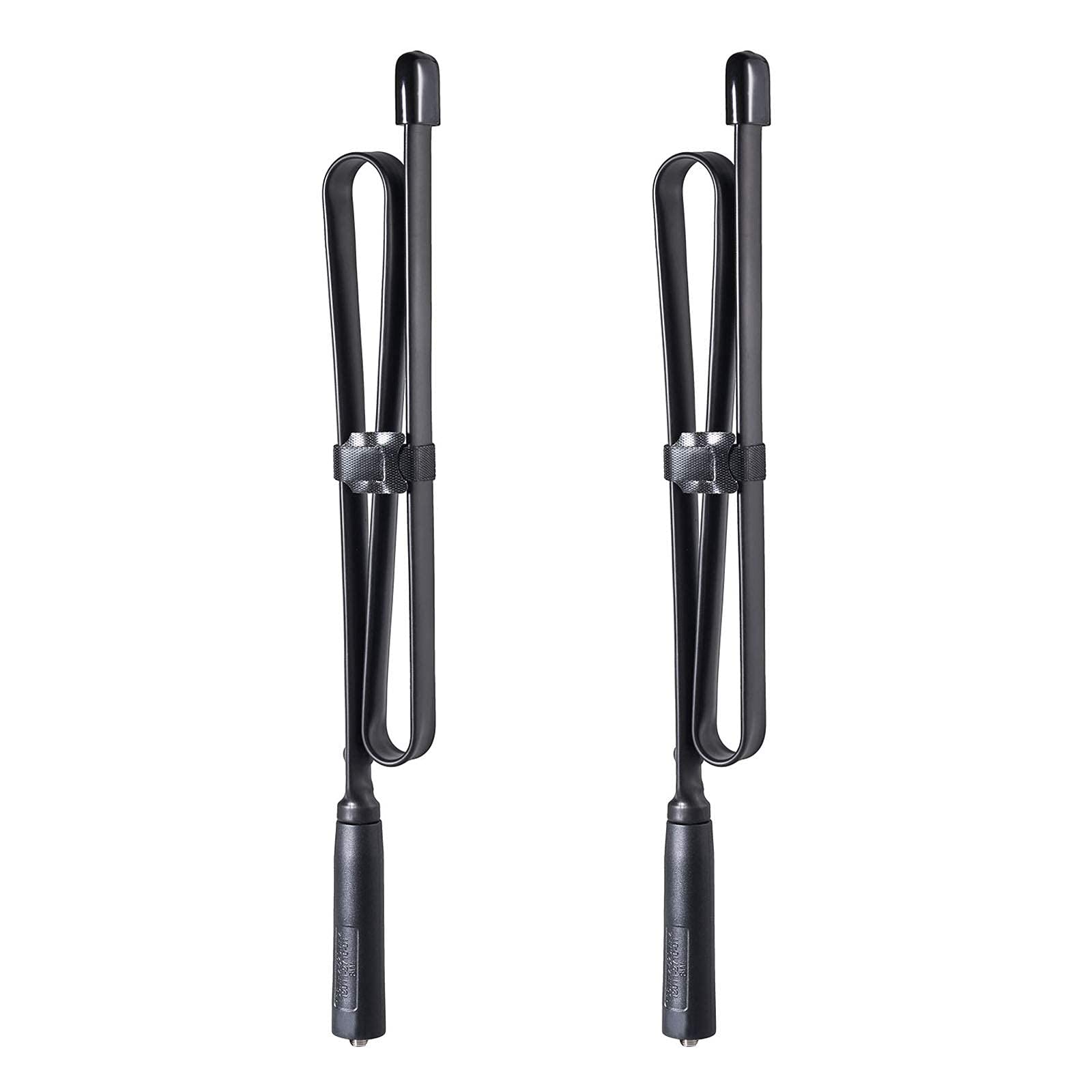 Bingfu Foldable CS Tactical SMA Female Ham Radio Antenna 2-Pack Dual Band VHF UHF 136-520MHz 28.3 inch Antenna for Kenwood Baofeng BF-F8HP UV-5R UV-82 BF-888S GT-3 Ham Two Way Radio Walkie Talkie