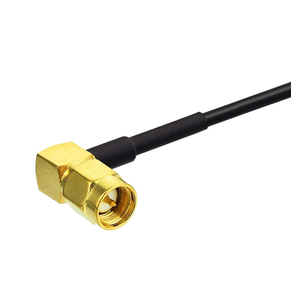 Bingfu Car GPS Antenna SMA Male Waterproof Active GPS Navigation Antenna for Car Stereo Radio Head Unit GPS Navigation System Modem Vehicle Tracker Real Time Monitor Security Camera IoT Router Gateway