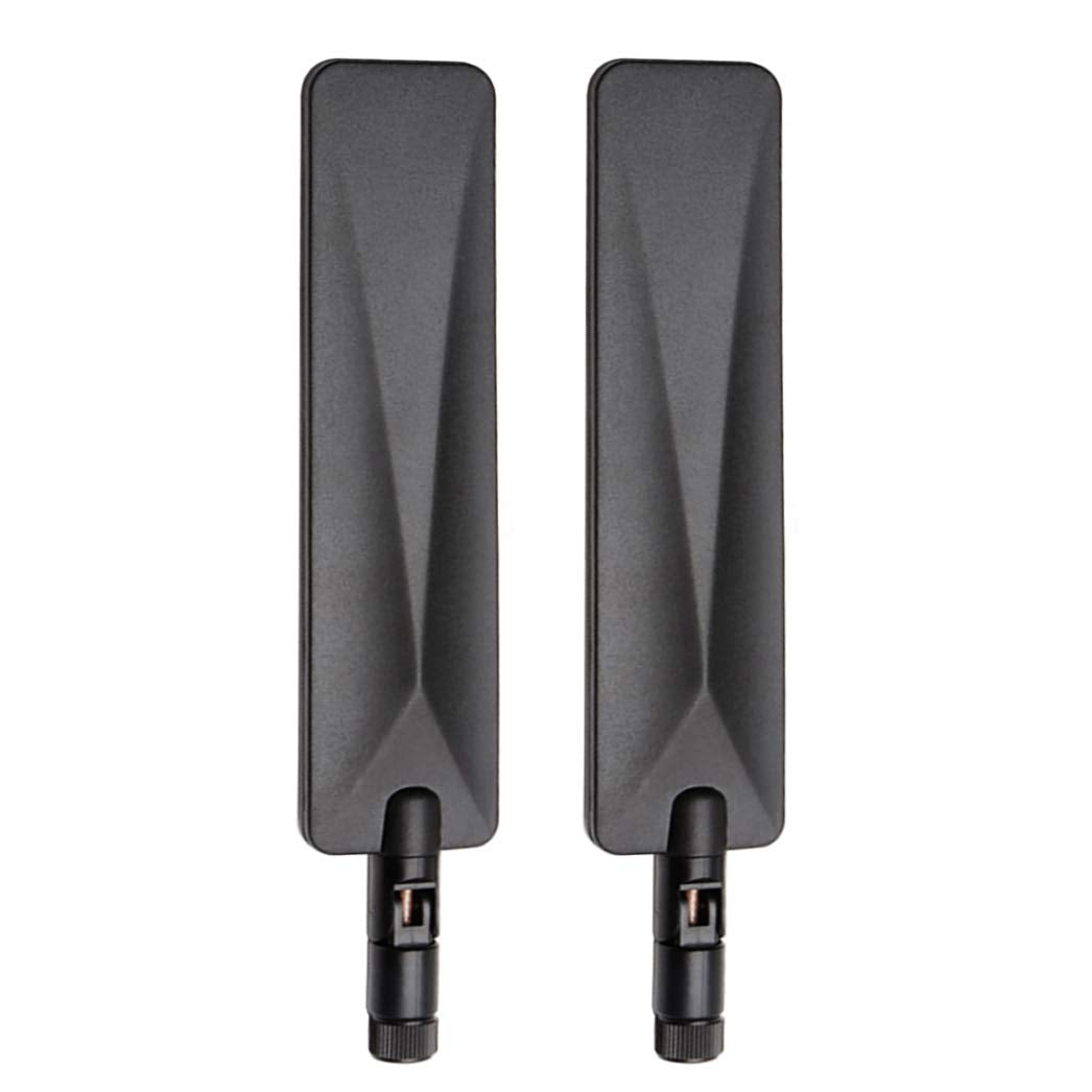 Bingfu 4G LTE Antenna 9dBi SMA Male Cellular Antenna (2-Pack) Compatible with 4G LTE Wireless CPE Router Hotspot Cellular Gateway Industrial IoT Router Trail Camera Game Camera Outdoor Security Camera