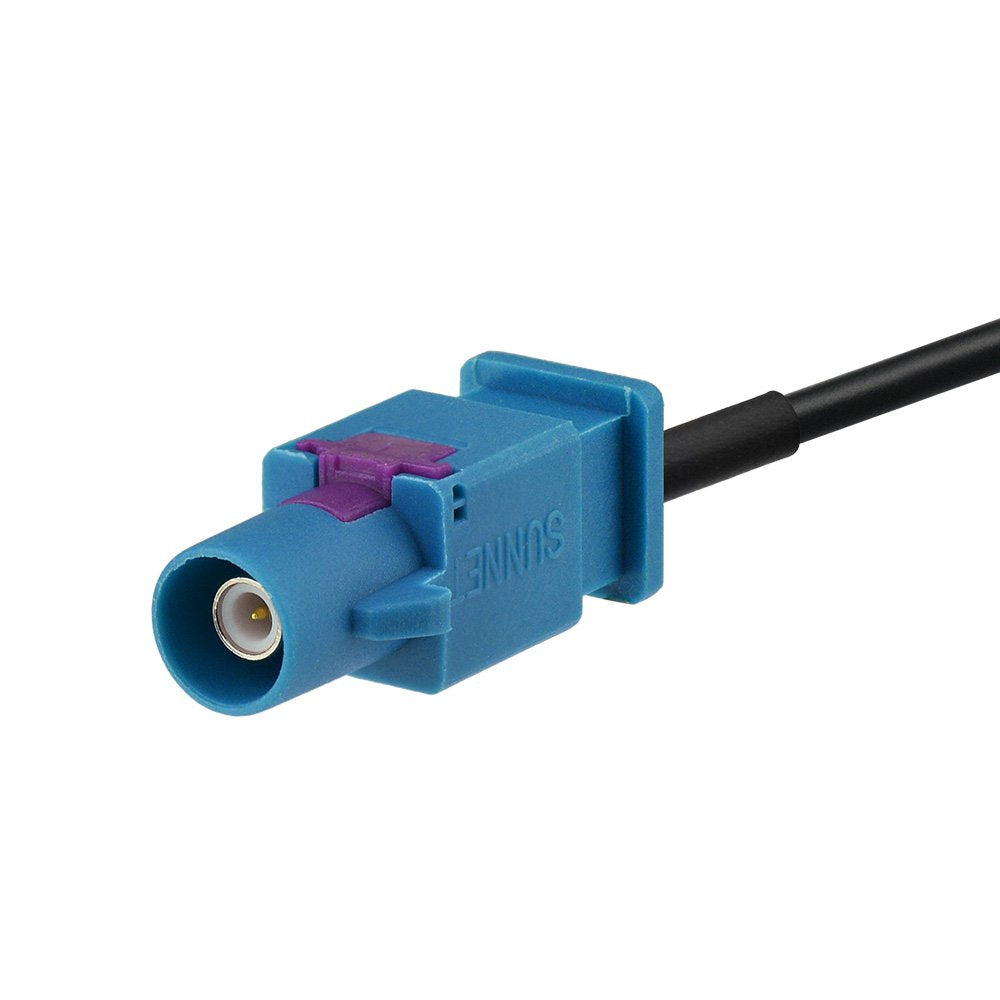 Bingfu Fakra Z Female to Male Vehicle Antenna Extension Cable 3m 10 feet for Car Stereo Android Head Unit GPS Navigation FM AM Radio Sirius XM Satellite Radio 4G LTE TEL Telematics Bluetooth Module