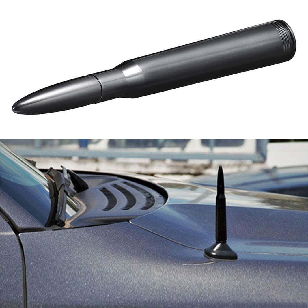 Bingfu Vehicle Bullet Antenna Mast Car Truck Antenna Replacement for GM Chevy Chevrolet Silverado 1500 2500 3500 HD Avalanche GMC Sierra 1500 2500 3500 Denali Heavy Duty Pickup Trucks