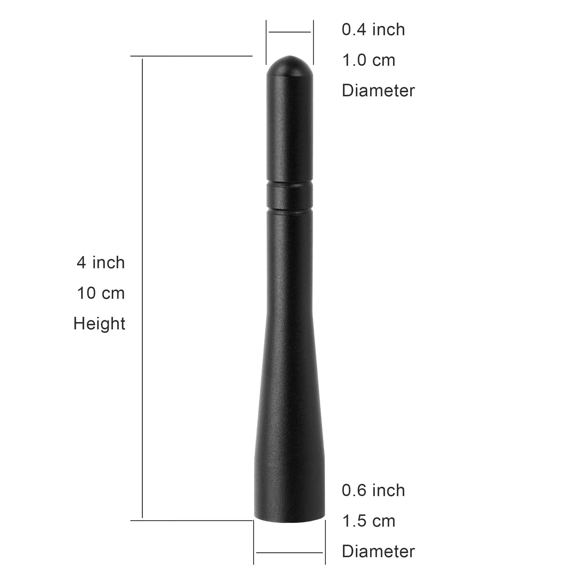 Bingfu Vehicle Short Antenna Mast Car Truck Antenna Replacement for GM Chevy Chevrolet Silverado 1500 2500 3500 Colorado Equinox Trailblazer Trax Sonic GMC Sierra 1500 2500 3500 Denali Terrain Yukon
