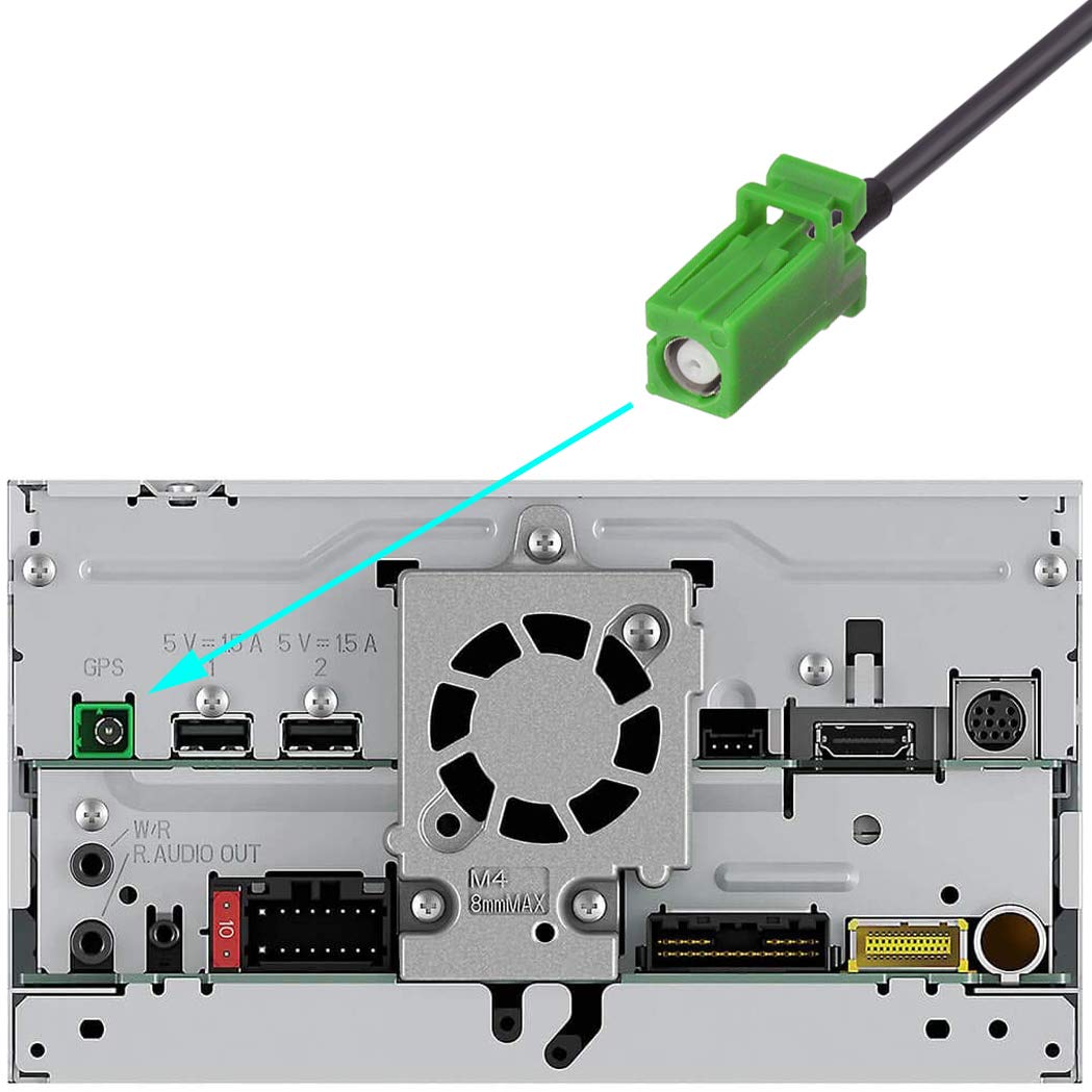 Bingfu Vehicle Waterproof Active GPS Navigation Antenna Compatible with Pioneer AVIC 5100NEX 5200NEX 5201NEX 7200NEX W4400NEX W4500NEX W6400NEX W8400NEX W8500NEX W8600NEX Car GPS Navigation Receiver