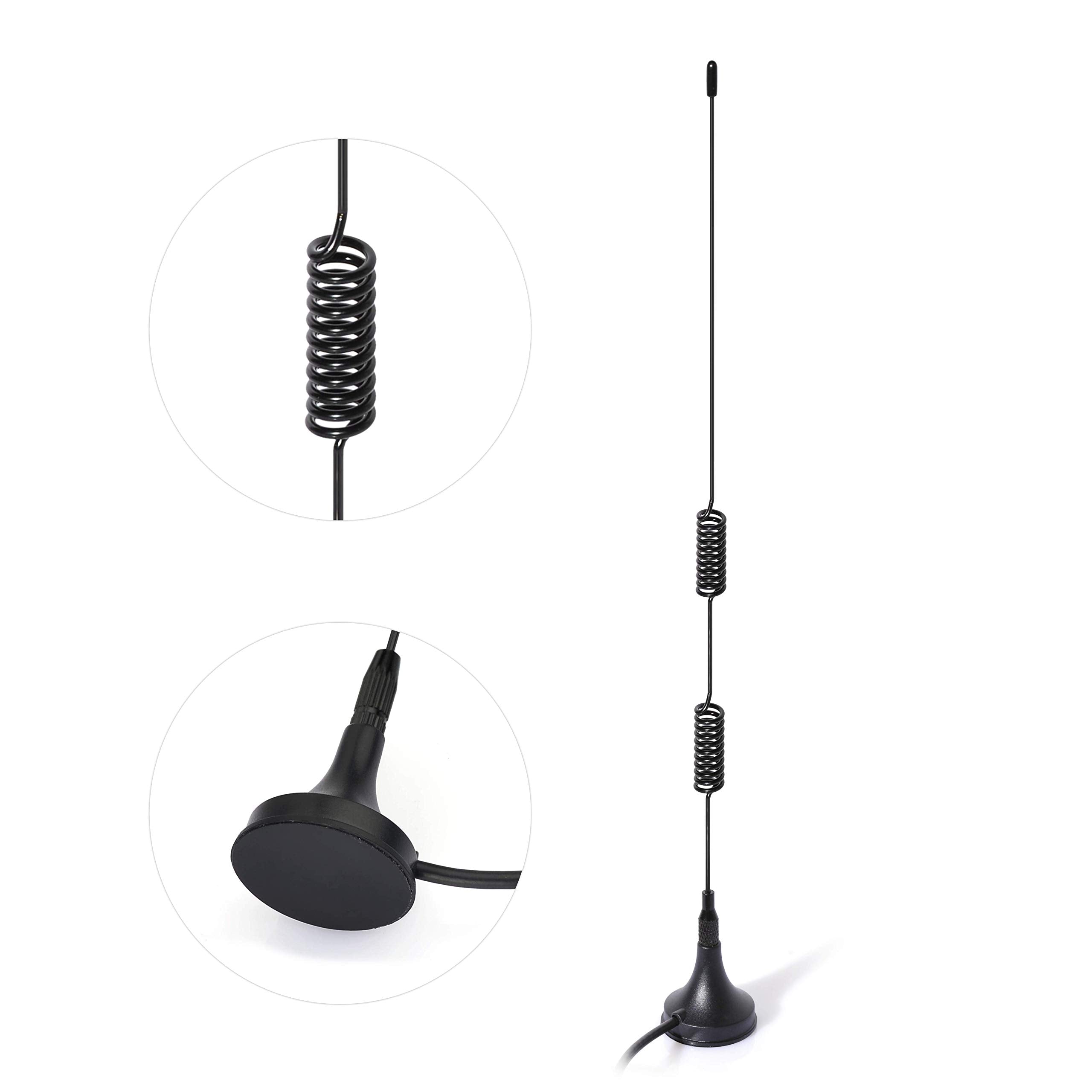 Bingfu Magnetic Base FM Radio Antenna FM Antenna and AM Loop Antenna for Pioneer Onkyo Yamaha Marantz Indoor Digital HD Radio FM Bluetooth Home Stereo Receiver AV Audio Vedio Home Theater Receiver