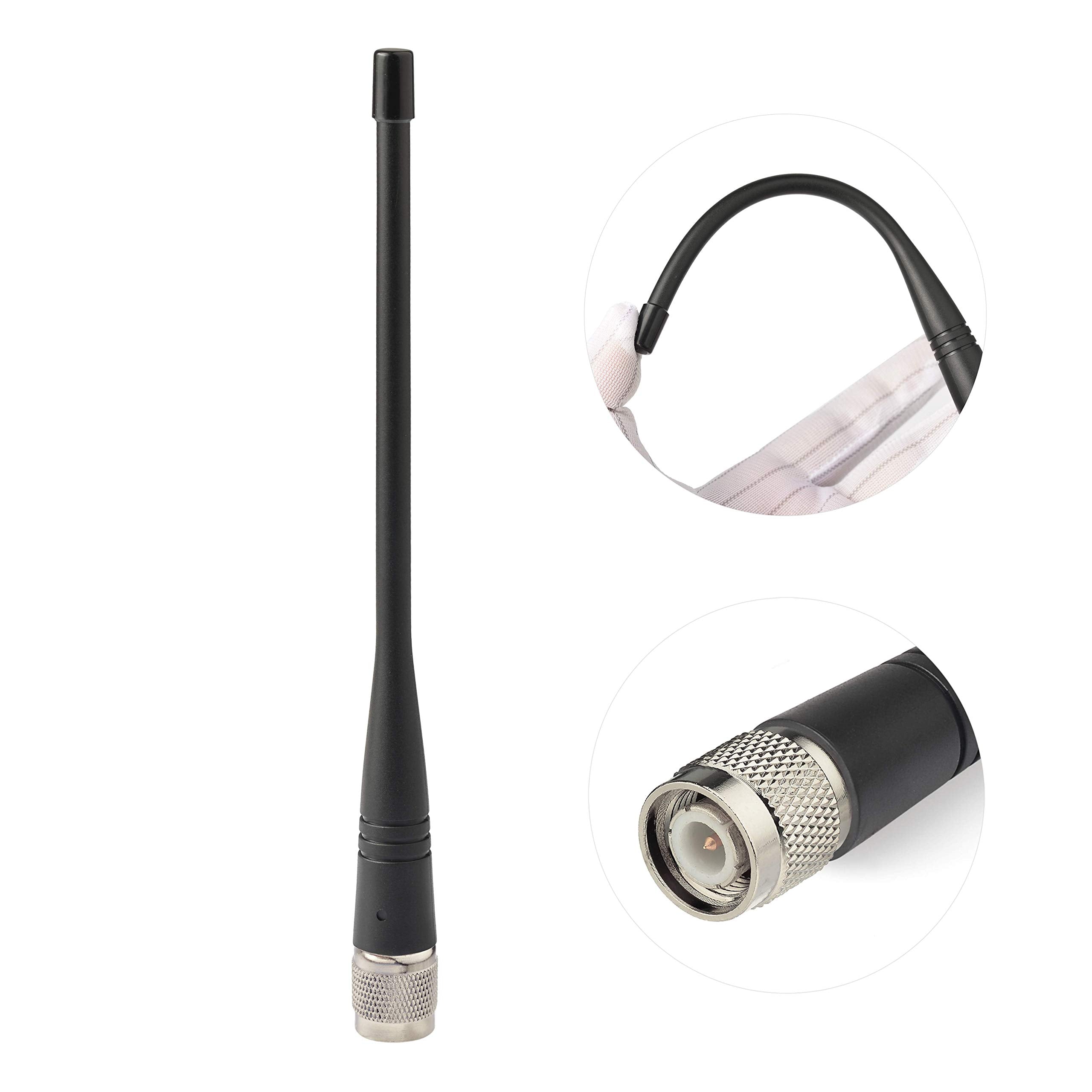 Bingfu RTK Radio Antenna 400MHz-470MHz RTK UHF Radio Antenna Soft Whip TNC Male Antenna Aerial for RTK Survey GPS Receiver GNSS System Trimble Topcon Leica Sokkia RTK Surveying Instrument