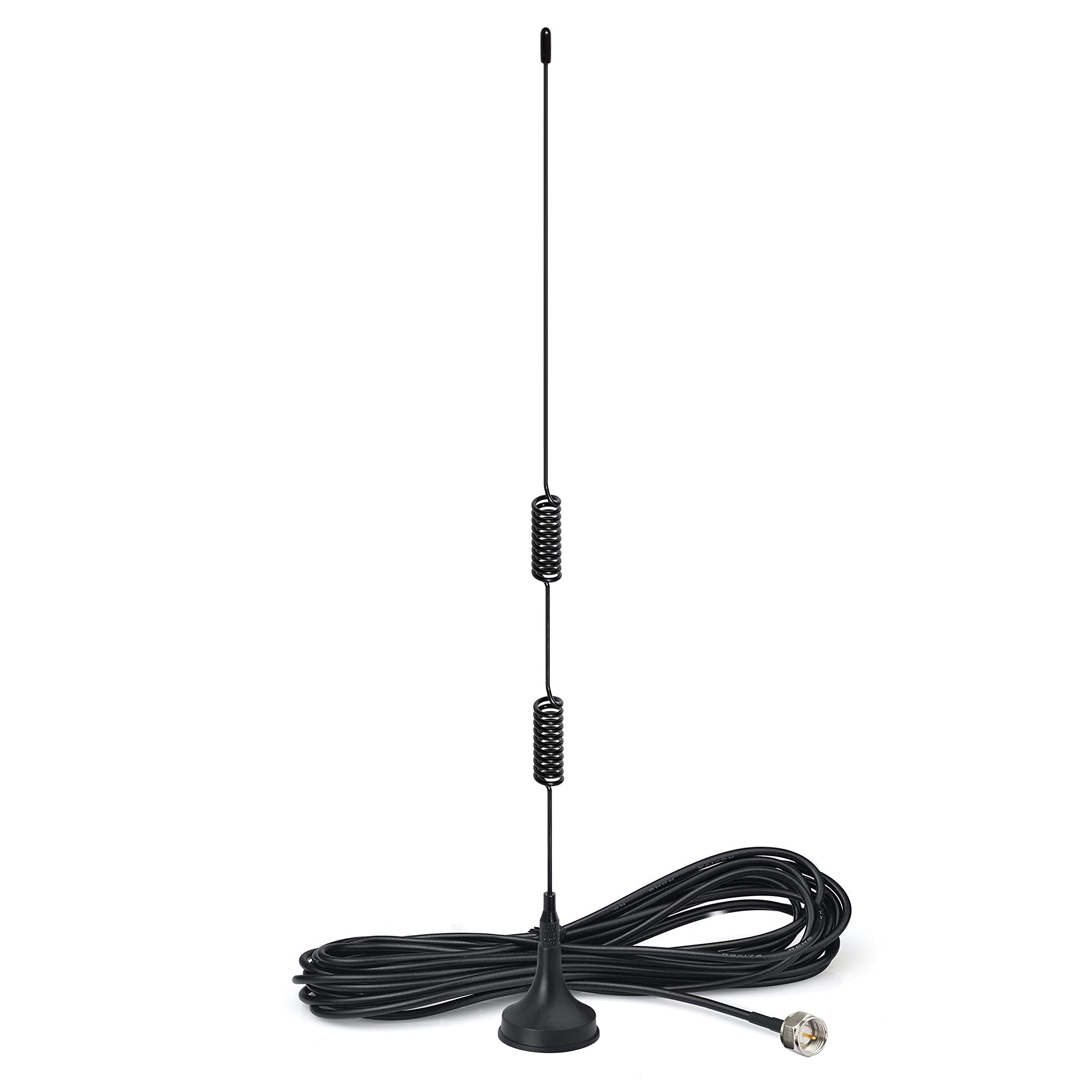 Bingfu Magnetic Base FM Radio Antenna FM Antenna and AM Loop Antenna for Pioneer Onkyo Yamaha Marantz Indoor Digital HD Radio FM Bluetooth Home Stereo Receiver AV Audio Vedio Home Theater Receiver