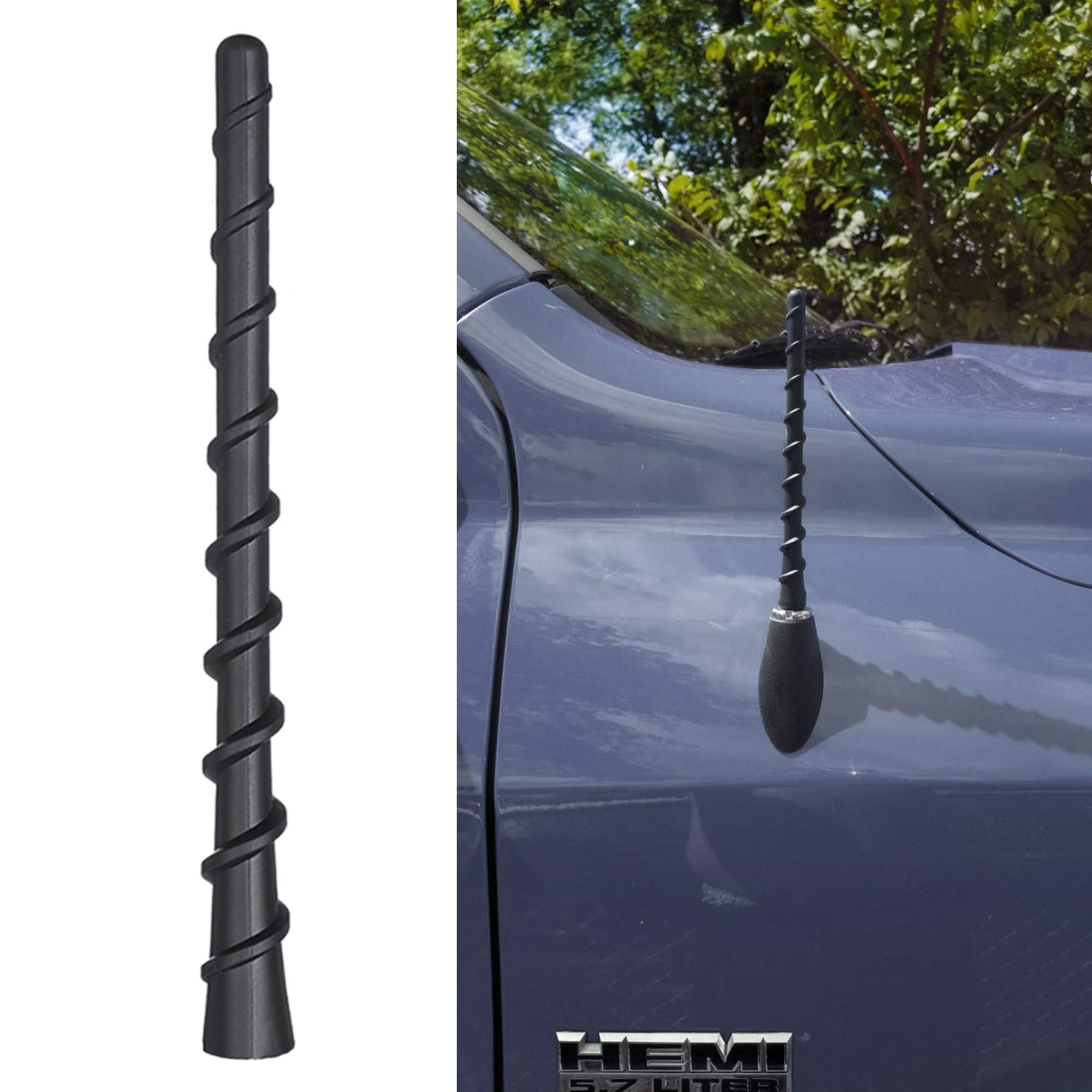 Bingfu Vehicle Rubber Antenna Mast Car Truck Antenna Replacement for GM Chevy Chevrolet Silverado 1500 2500 3500 Colorado Equinox Trailblazer Trax Sonic GMC Sierra 1500 2500 3500 Denali Terrain Yukon