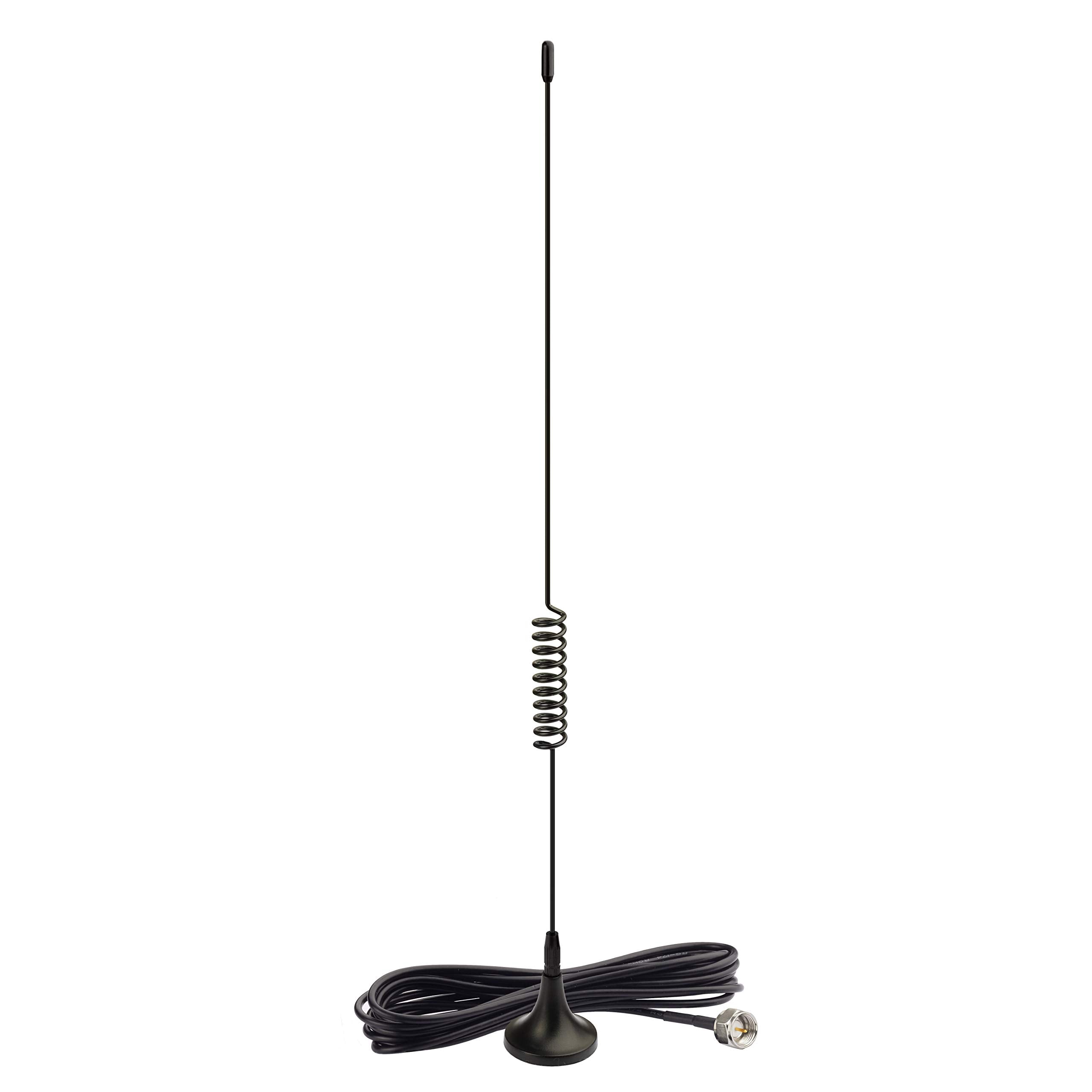 Bingfu FM Radio Antenna Magnetic Base FM Antenna for Stereo Receiver Indoor Pioneer Onkyo Yamaha Marantz Sherwood Bose Wave Music System Home Stereo Receiver AV Audio Vedio Home Theater Receiver