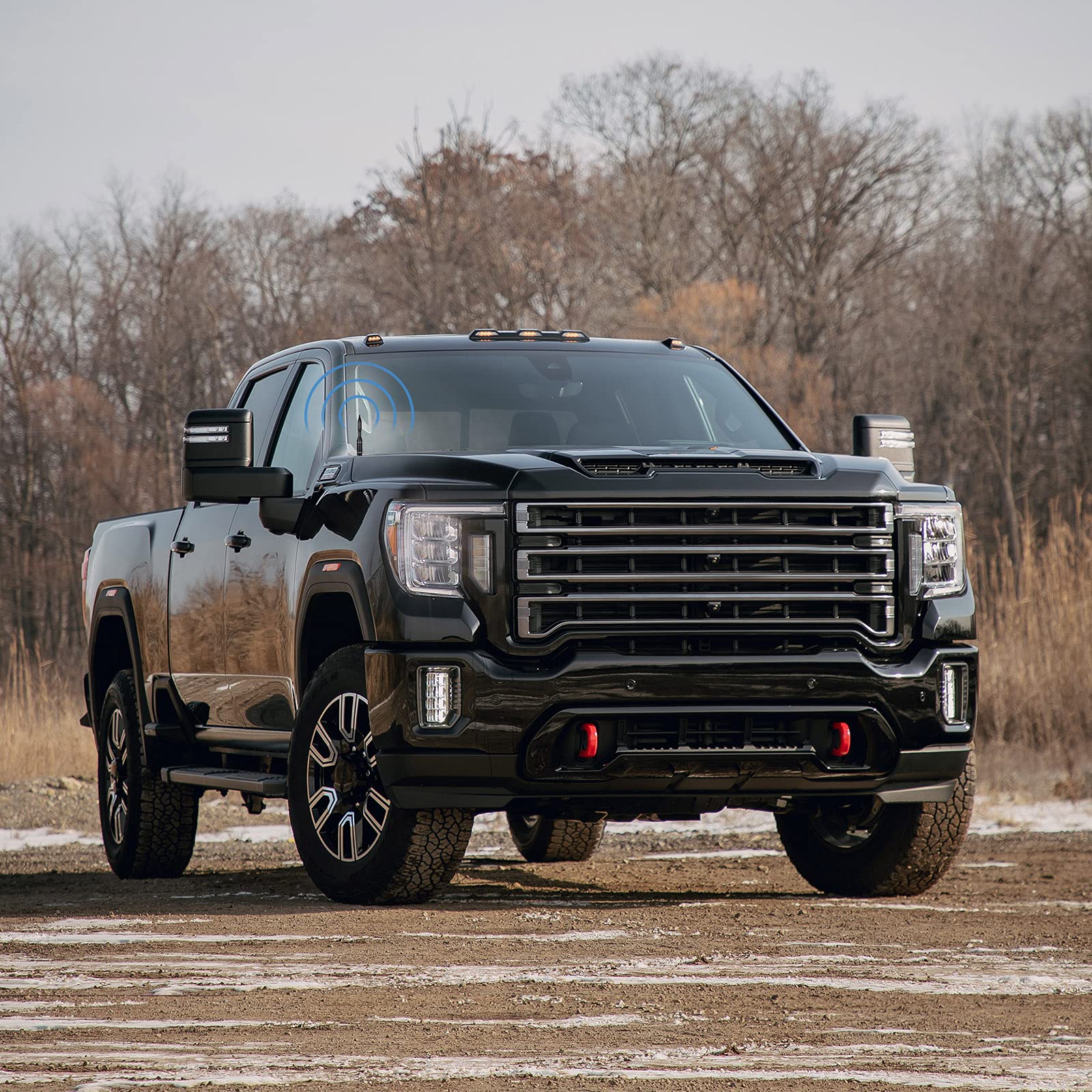 Bingfu Vehicle Bullet Antenna Mast Rocket Car Truck Antenna Replacement for GM Chevy Chevrolet Silverado 1500 2500 3500 HD Avalanche GMC Sierra 1500 2500 3500 Denali Heavy Duty Pickup Trucks