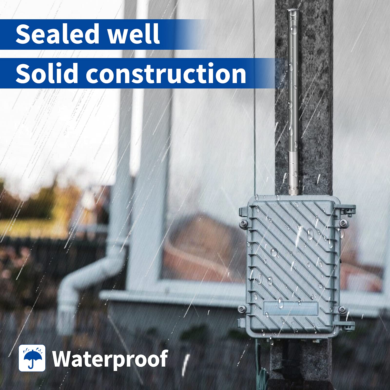 Bingfu Outdoor Lora 915mhz Antenna N Male for Nebra HNT Outdoor Hotspot Miner Lorawan Omni High Gain 5dBi Fiberglass Antennas