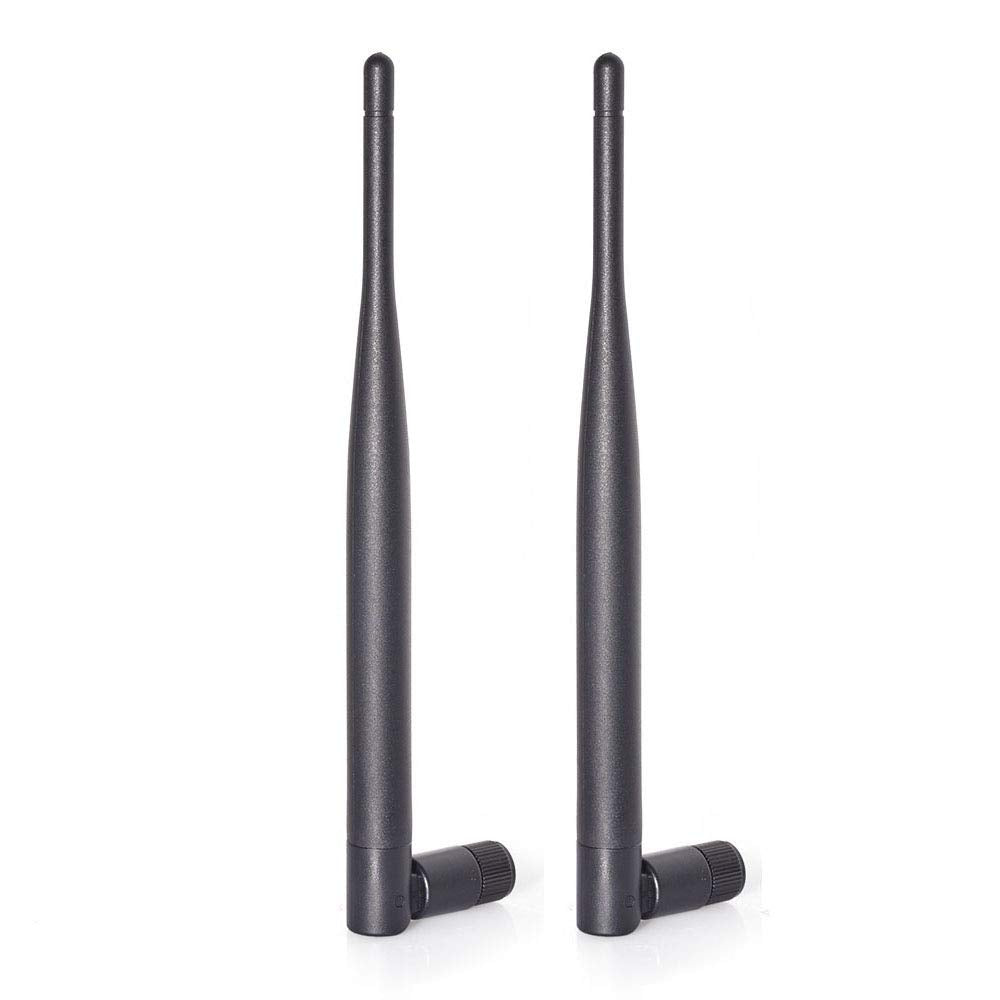 Bingfu 2-Pack 6dBi SMA male 4G LTE high-gain antennas for cellular routers and cameras