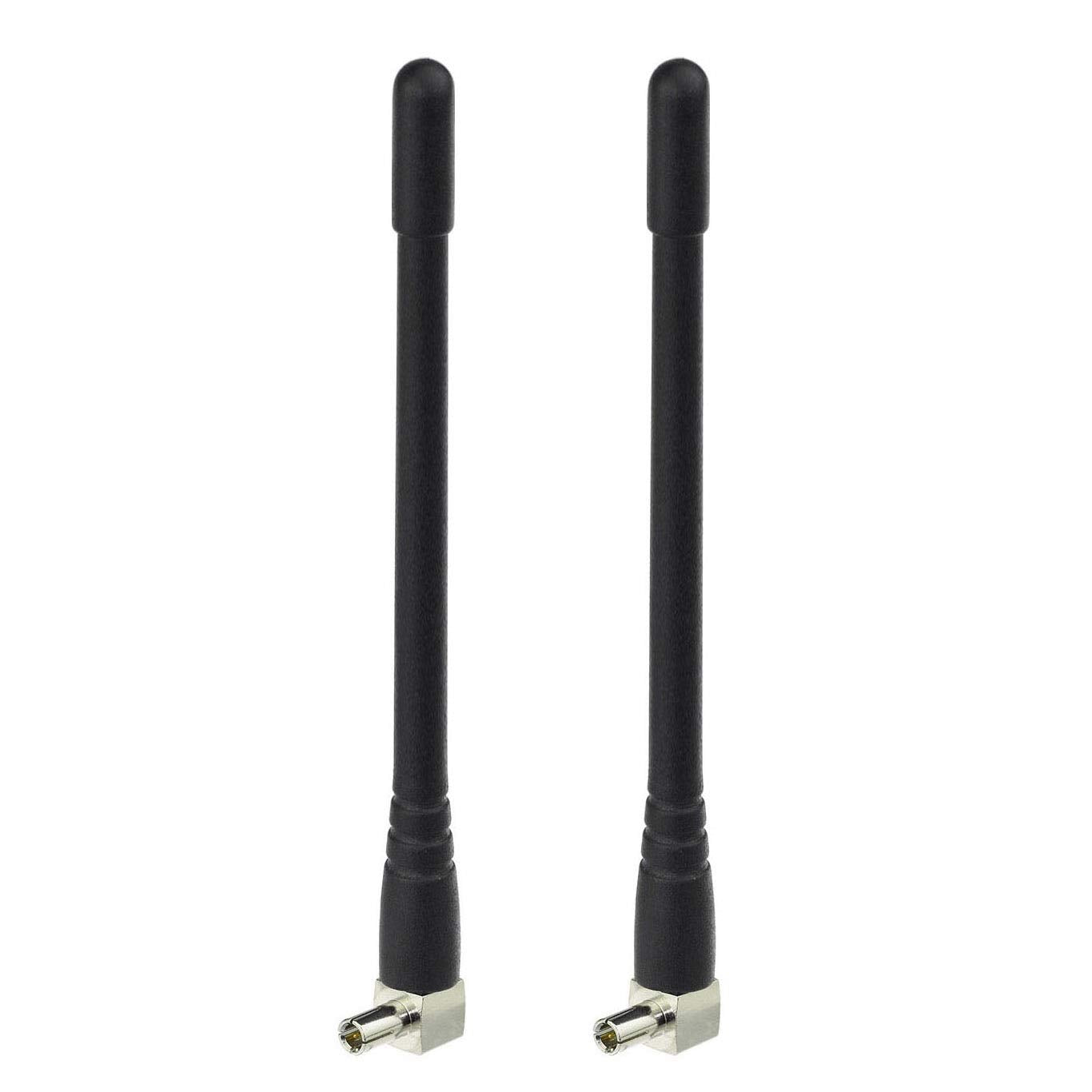 Bingfu 2-pack 3dBi TS9 male mini external 4G LTE antennas for mobile hotspots