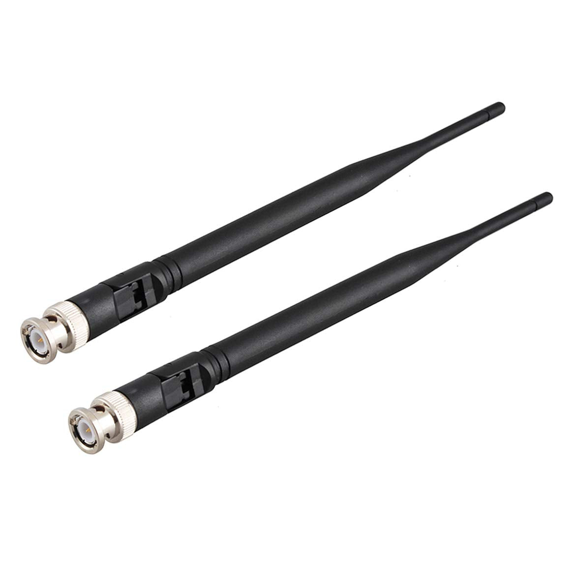 Bingfu 2-pack UHF wireless microphone replacement antennas, 21.5cm length with BNC male connectors