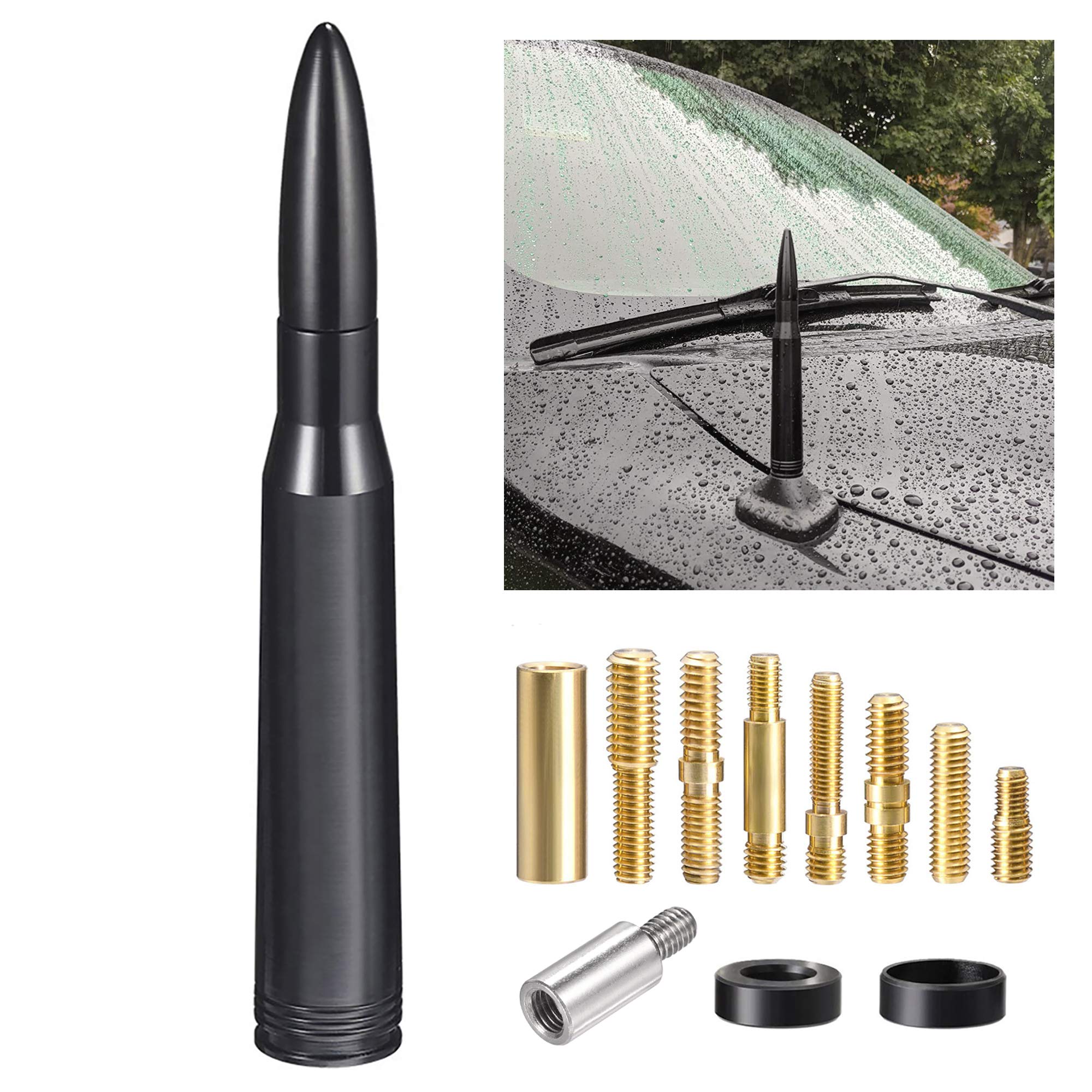 Bingfu 5-inch bullet style stubby antenna for pickup trucks