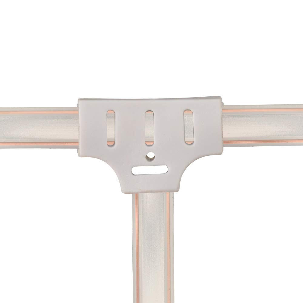 Close-up of the T-shaped dipole antenna wires and high-quality insulation