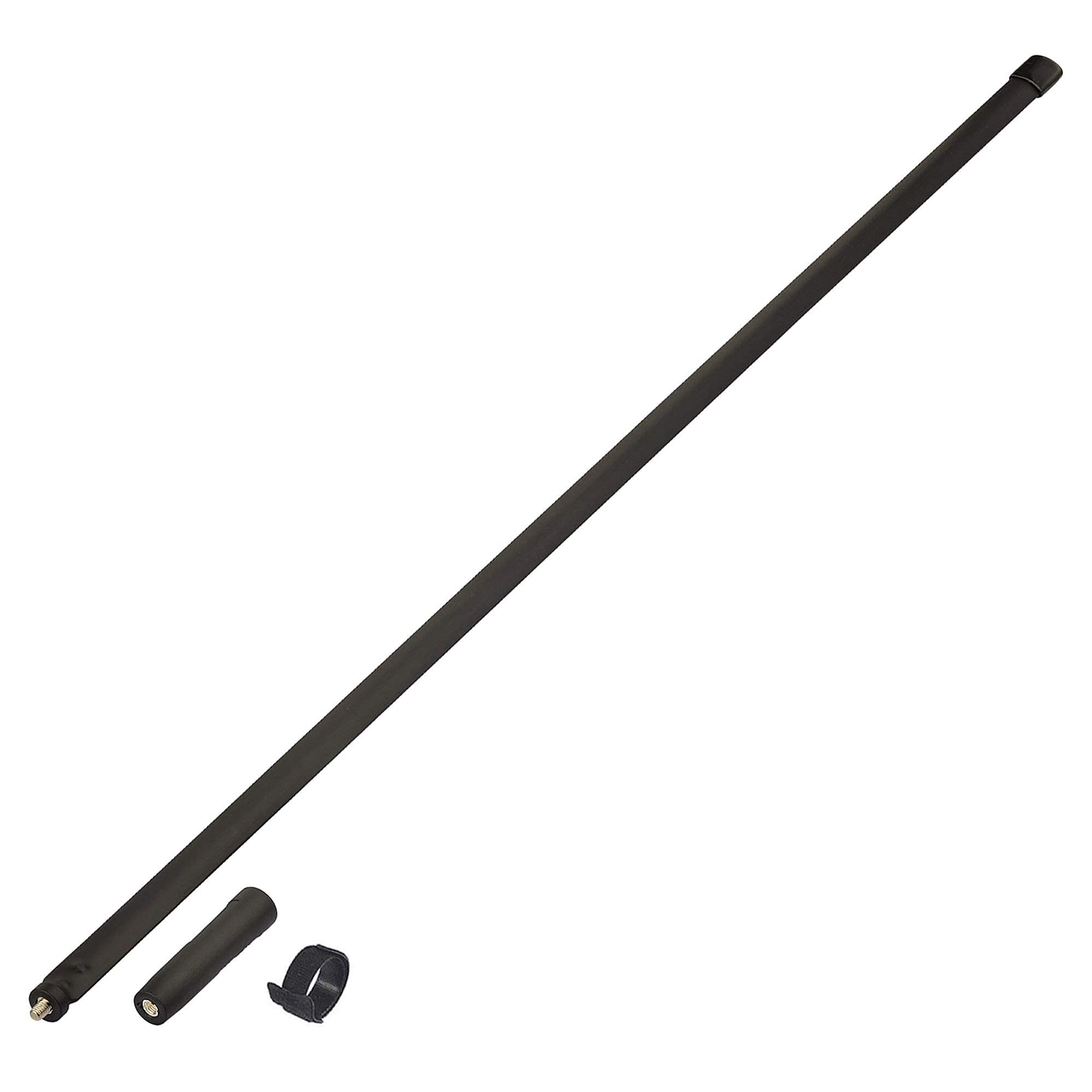 Close-up of the premium flexible manganese steel ribbon design, allowing the 108cm antenna to be folded without losing shape