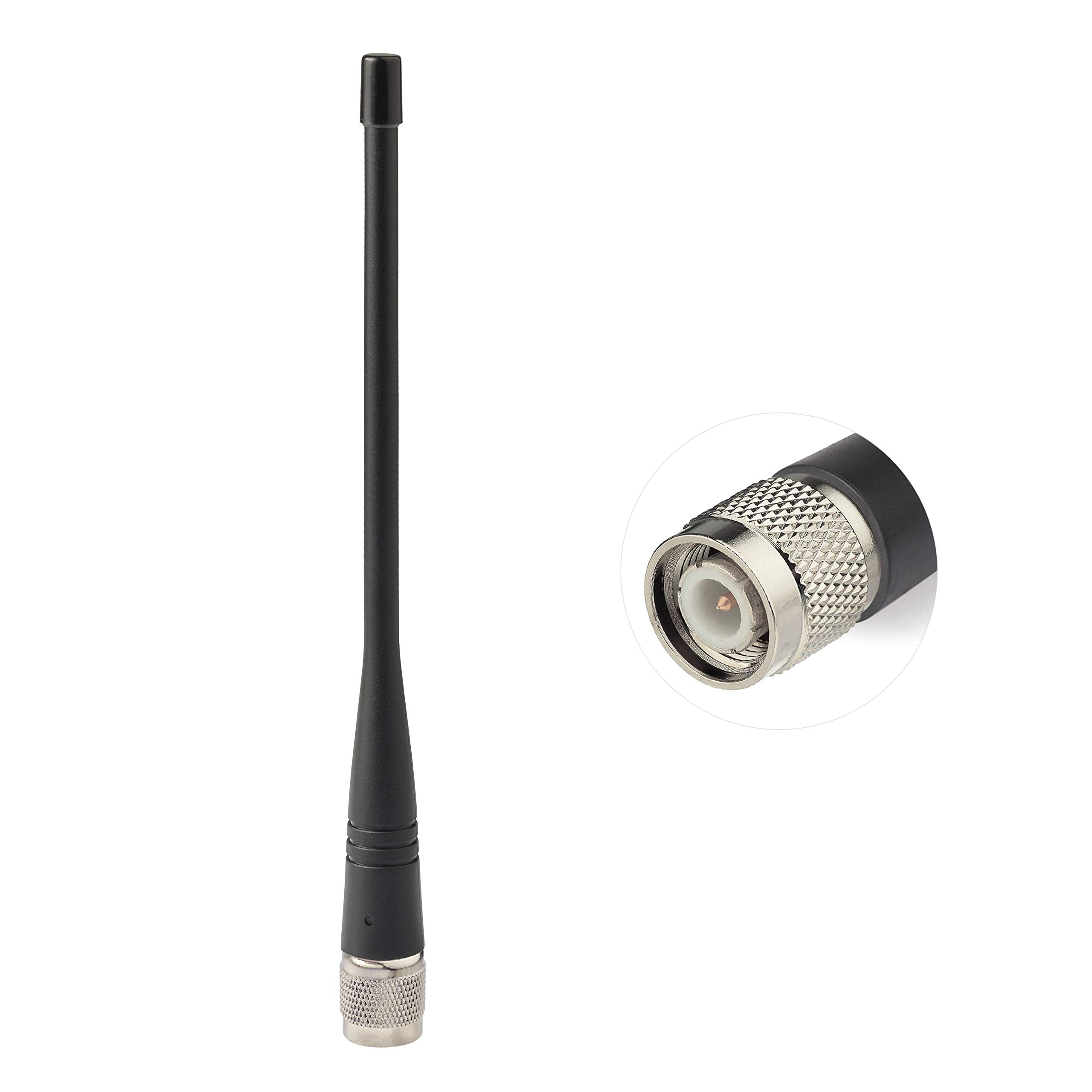 Detailed view of the precision-machined TNC male interface