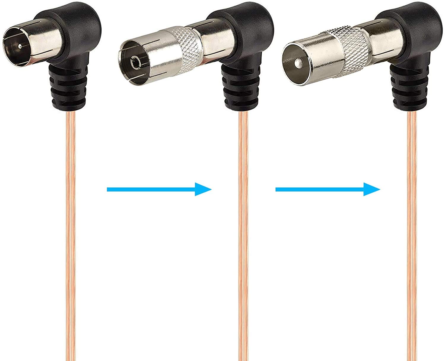 High-quality connectors for FM dipole and AM loop wire terminals