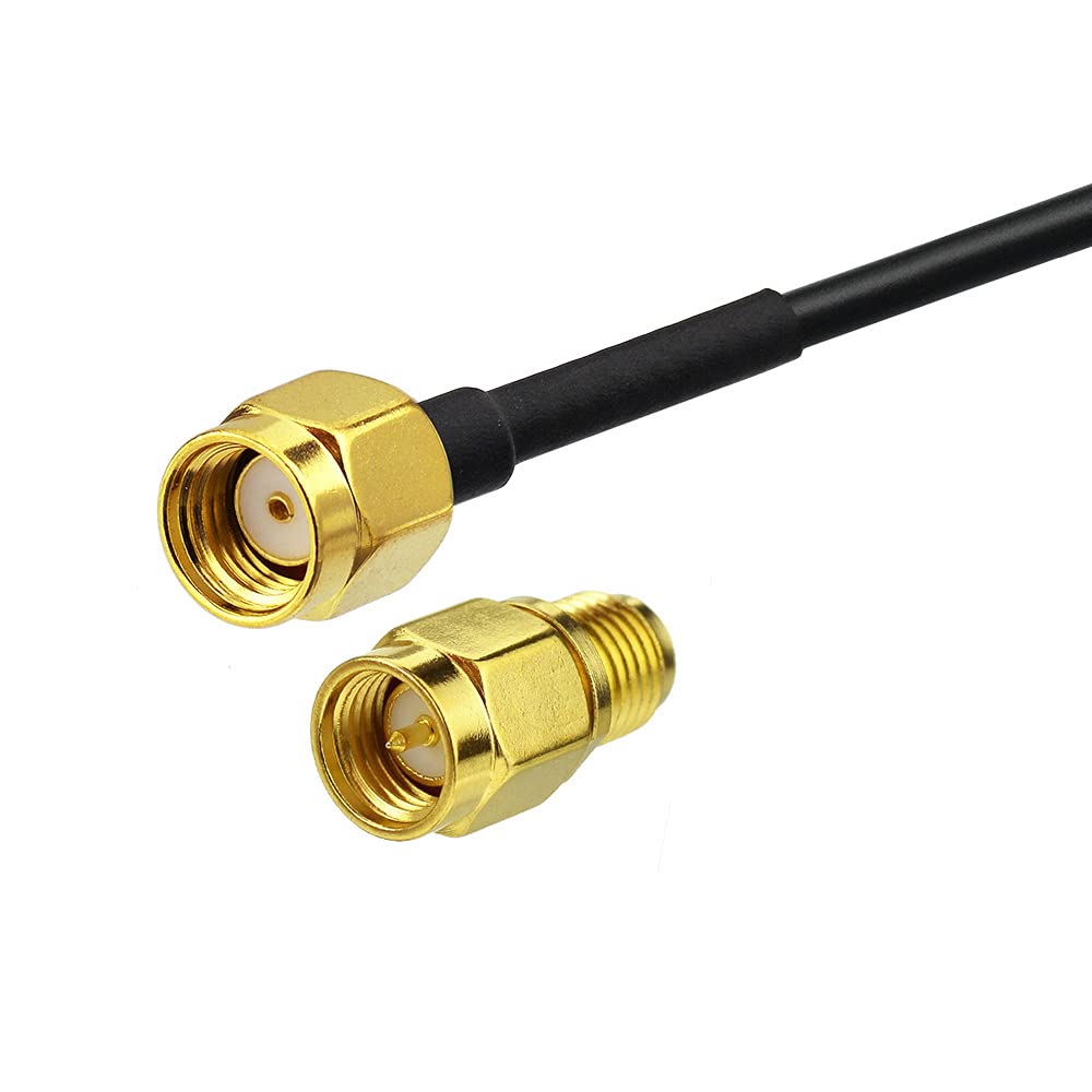RP-SMA Male connector detail (Internal thread, center hole) specifically for cellular game cameras