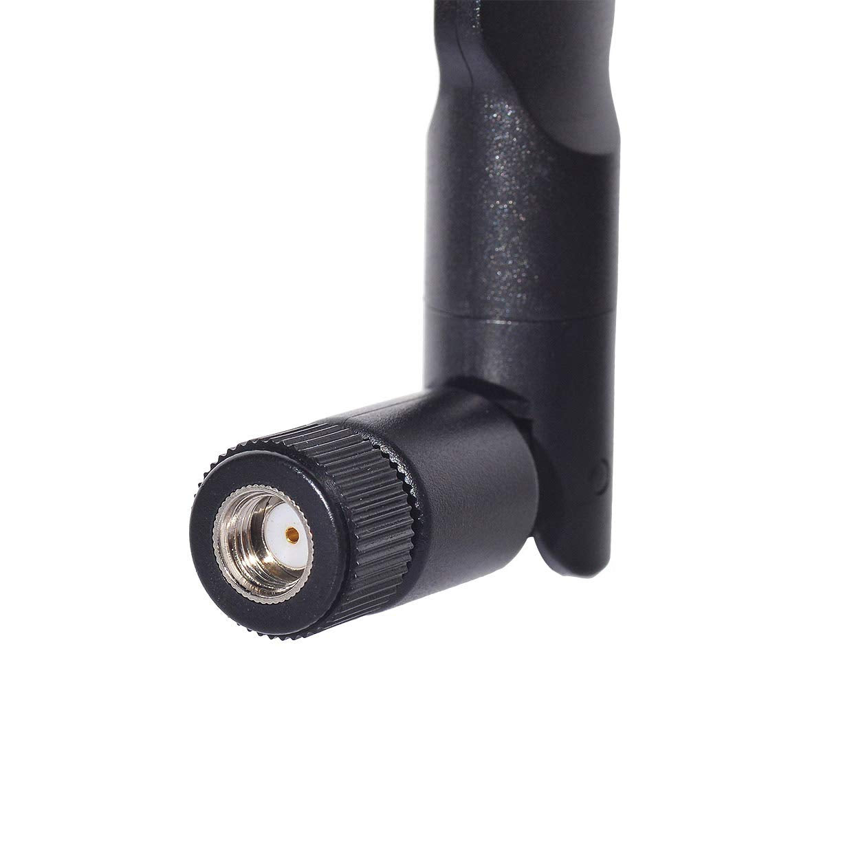 RP-SMA male connector detail (internal thread, no center pin) for hunting cameras