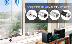 Enhance Your Home Audio Experience with Bingfu Magnetic FM Antenna