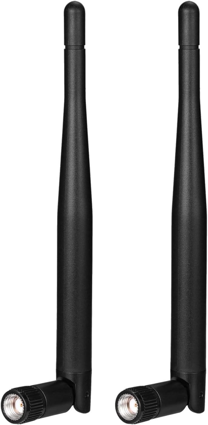 2.4GHz 5GHz 3dBi omnidirectional high-gain antennas with RP-SMA male connectors for wireless routers