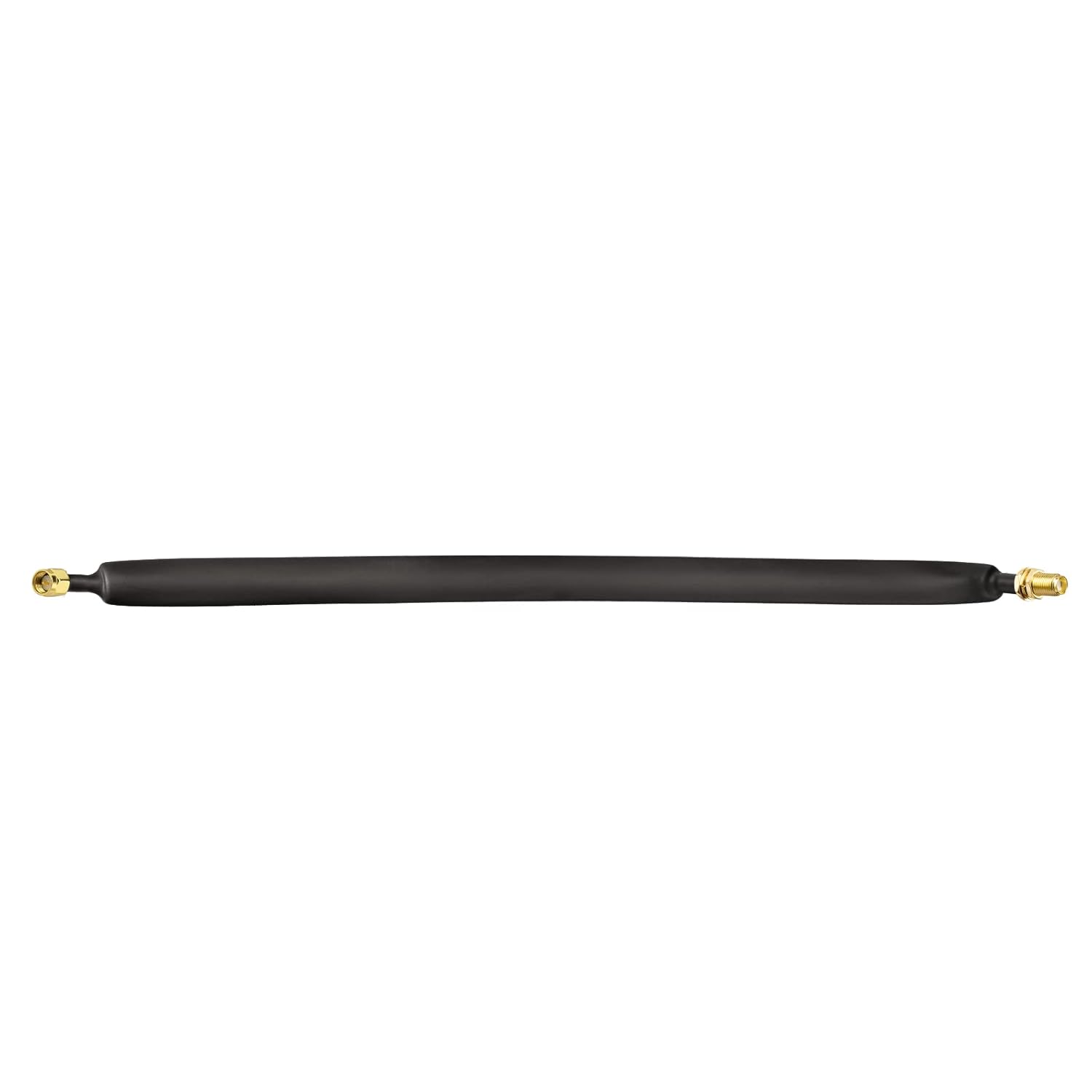Bingfu SMA Window Coaxial Cable 30 cm SMA Male to SMA Female LoRa Flat Cable for 4G LTE Antenna Helium Miner Antenna, Pack of 1