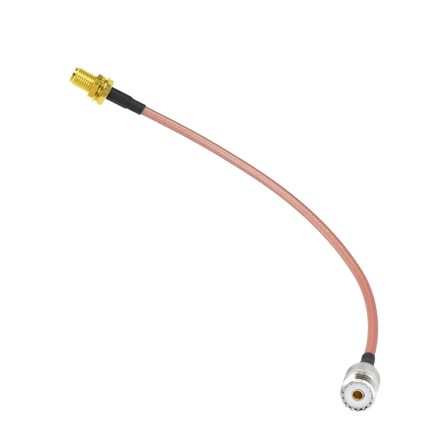 BINGFU SMA Buchse Einbaubuchse auf UHF Buchse SO239 RG400 Kabel 30 cm