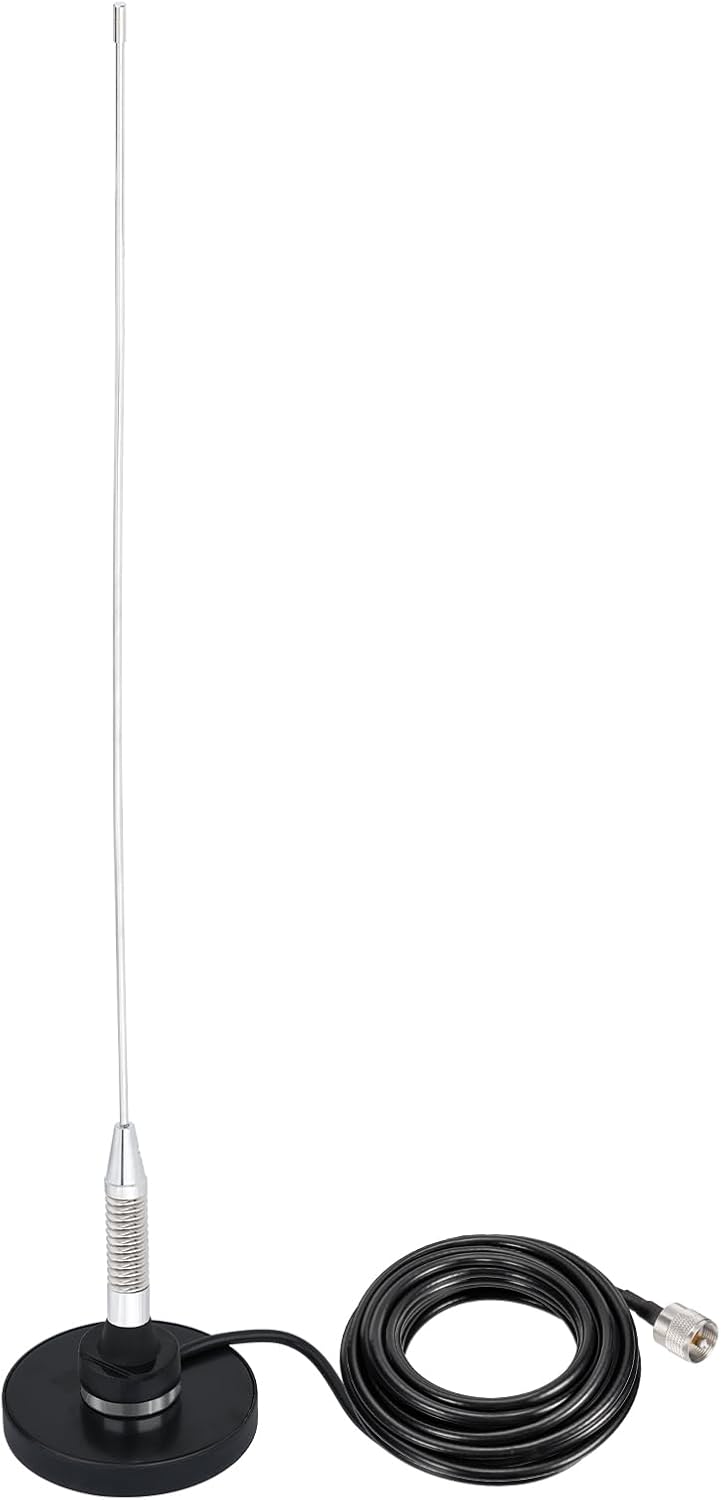 Bingfu Dualband VHF/UHF Mobilantenne, 54cm Fahrzeugantenne, PL259-Stecker