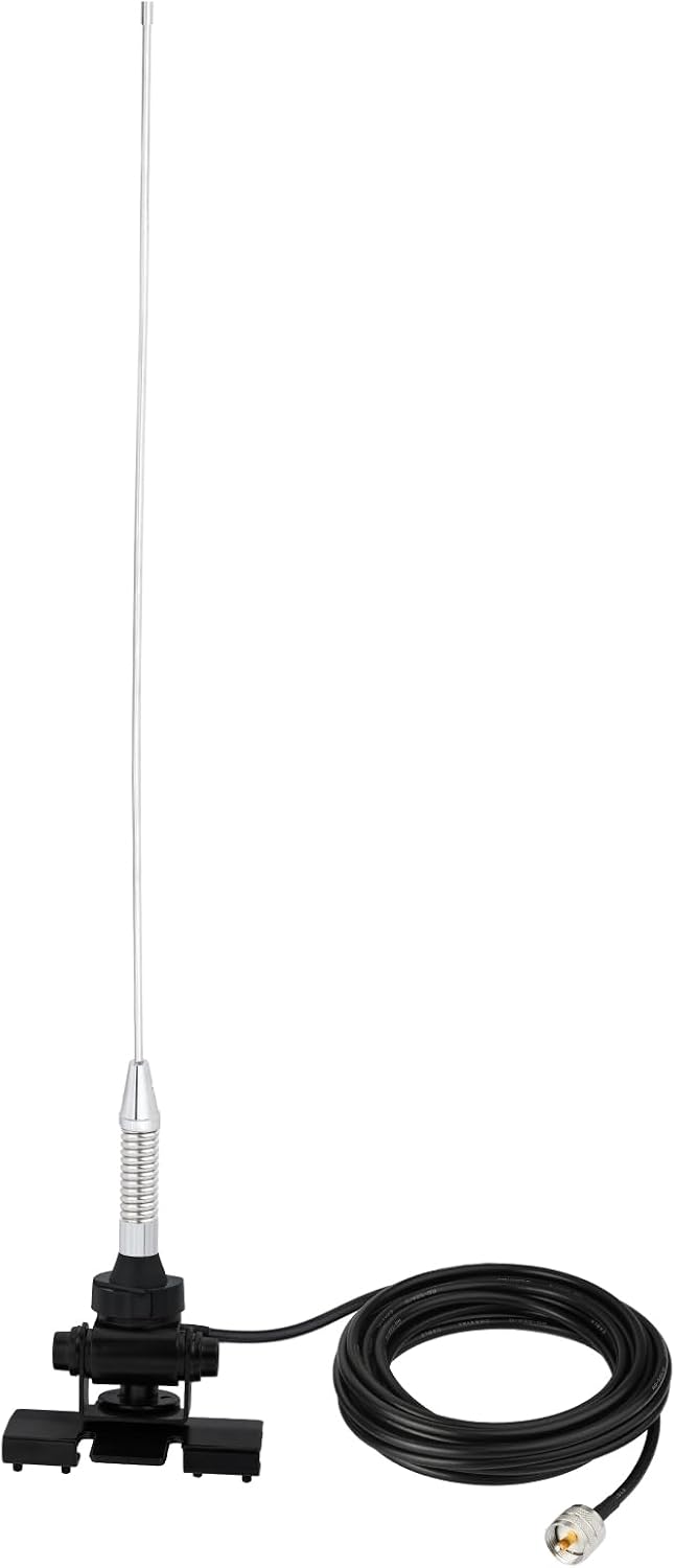 Bingfu Dualband VHF/UHF Mobilantenne, 54cm Fahrzeugantenne, PL259-Stecker