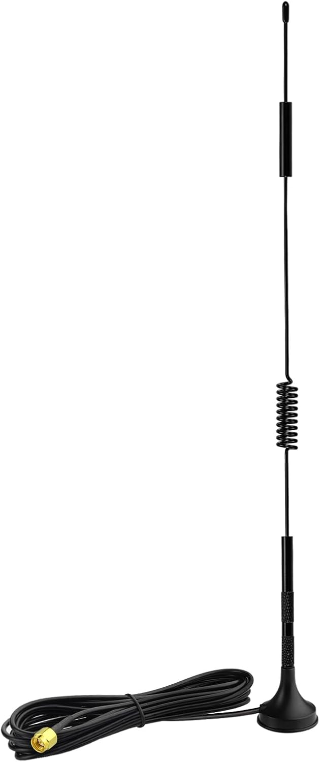 Bingfu High Gain 5dBi 4G LTE Cellular Mimo SMA Magnetic Base Antenna Compatible with 4G LTE Wireless Router Modem Hotspot Cellular Gateway Industrial IoT Router Mobile